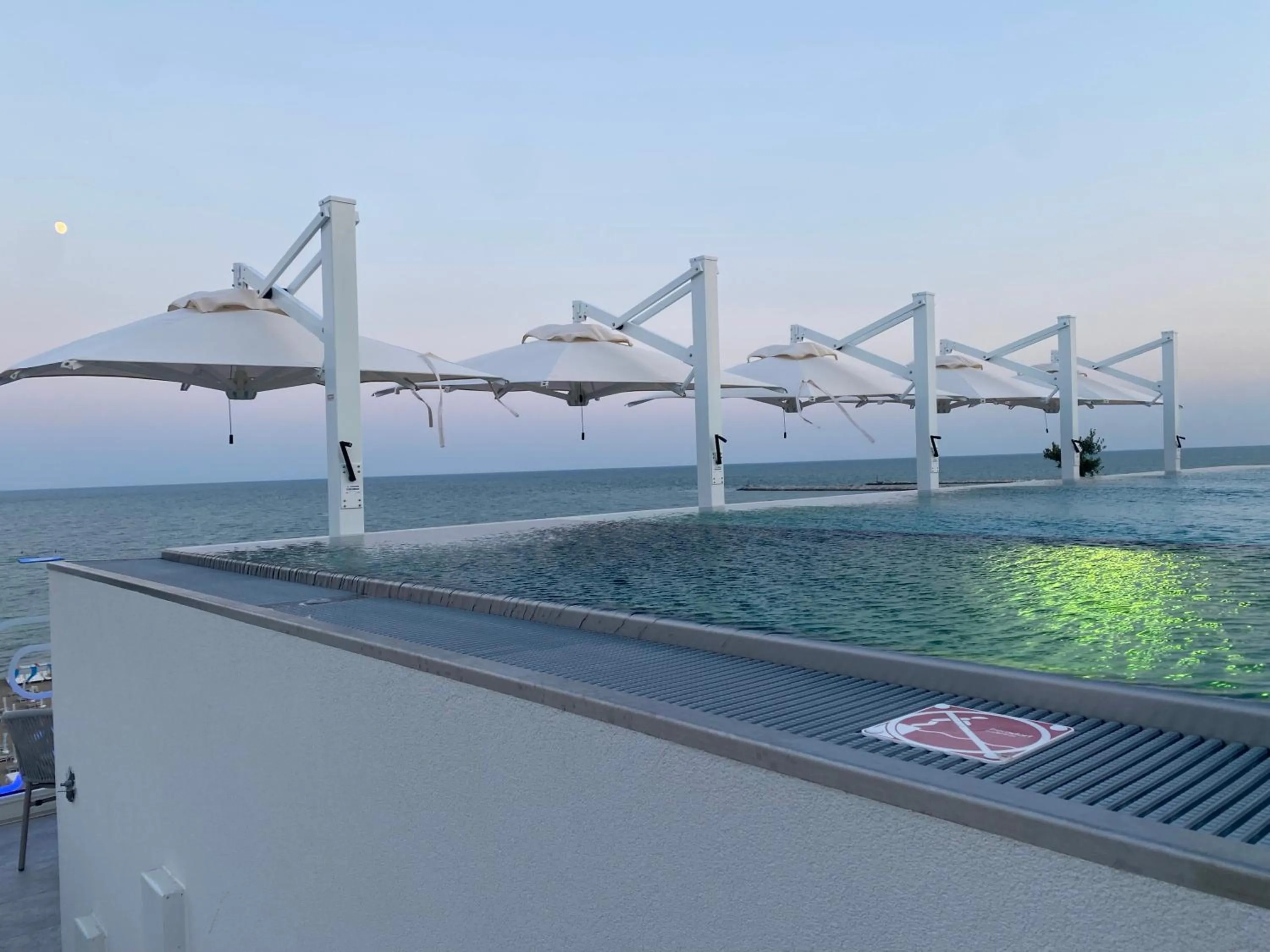 Pool view in Unico Hotel Caorle