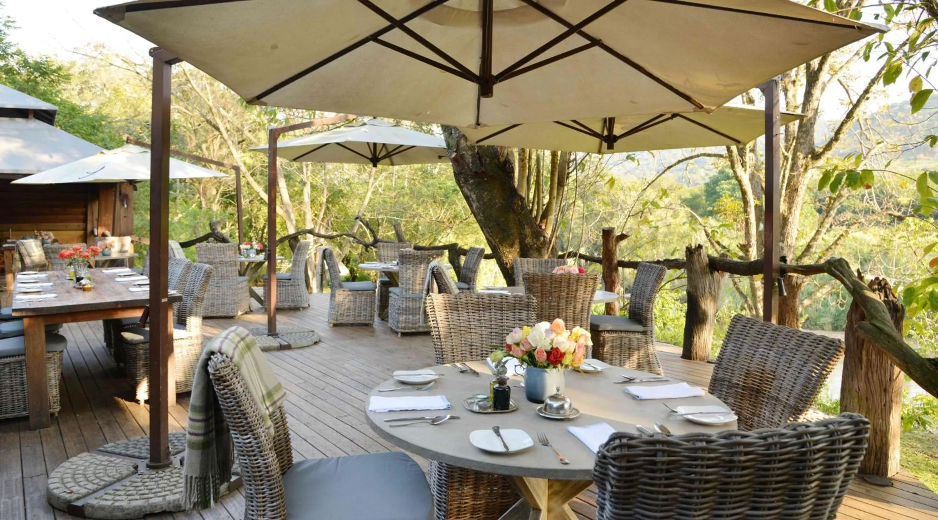 Restaurant/places to eat in Summerfields Rose Retreat and Spa