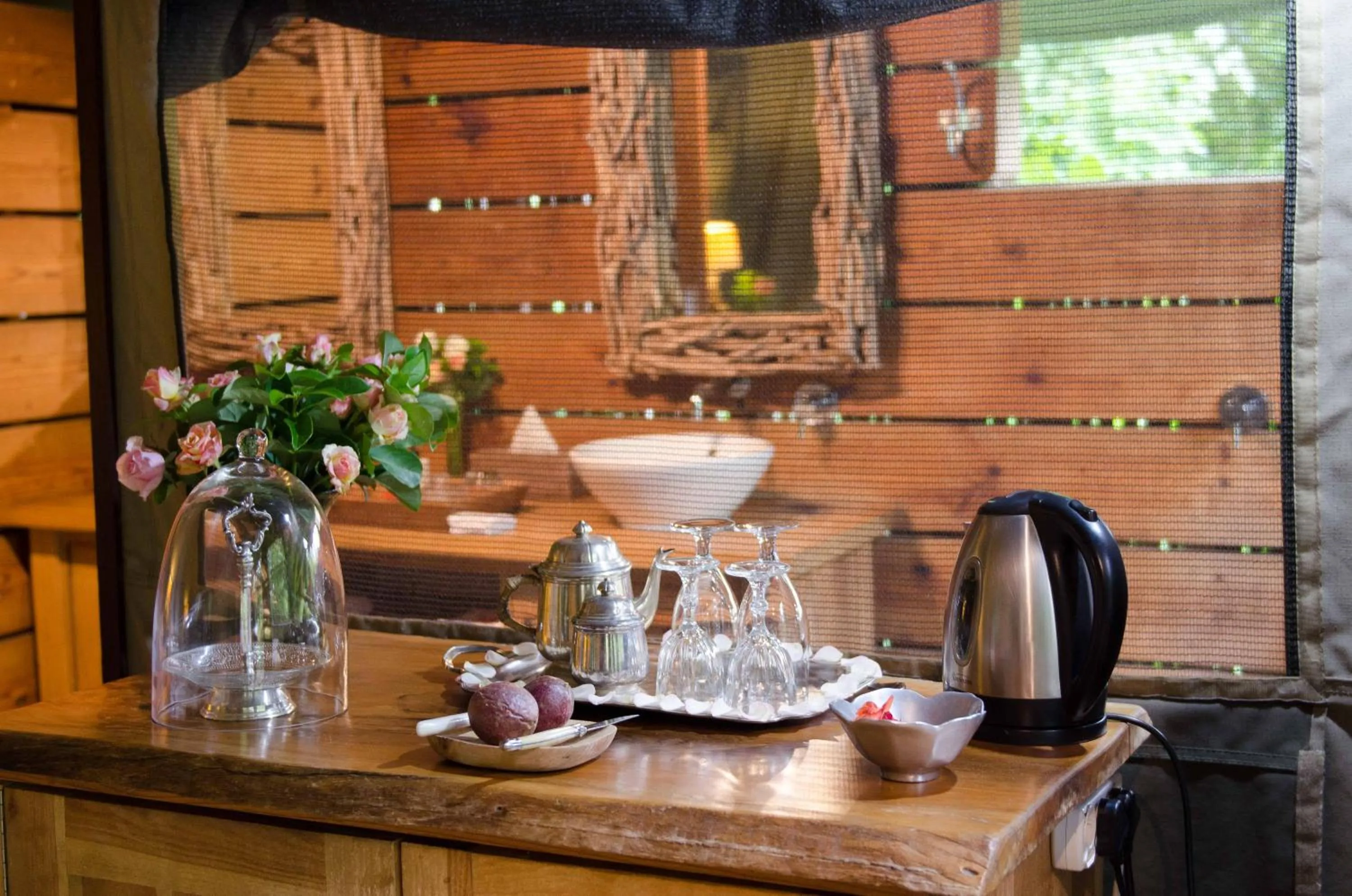 Coffee/tea facilities in Summerfields Rose Retreat and Spa