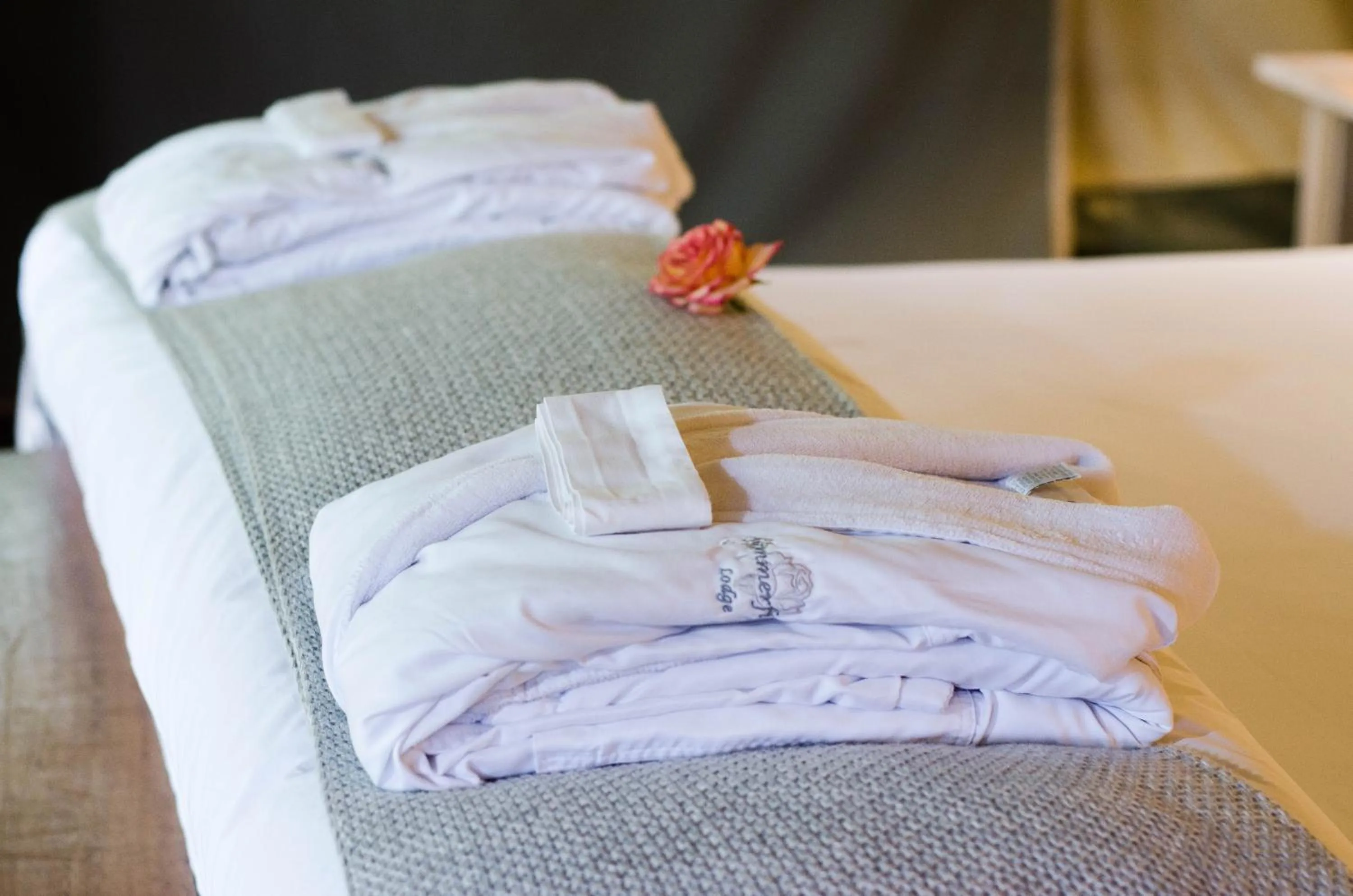 Decorative detail, Bed in Summerfields Rose Retreat and Spa