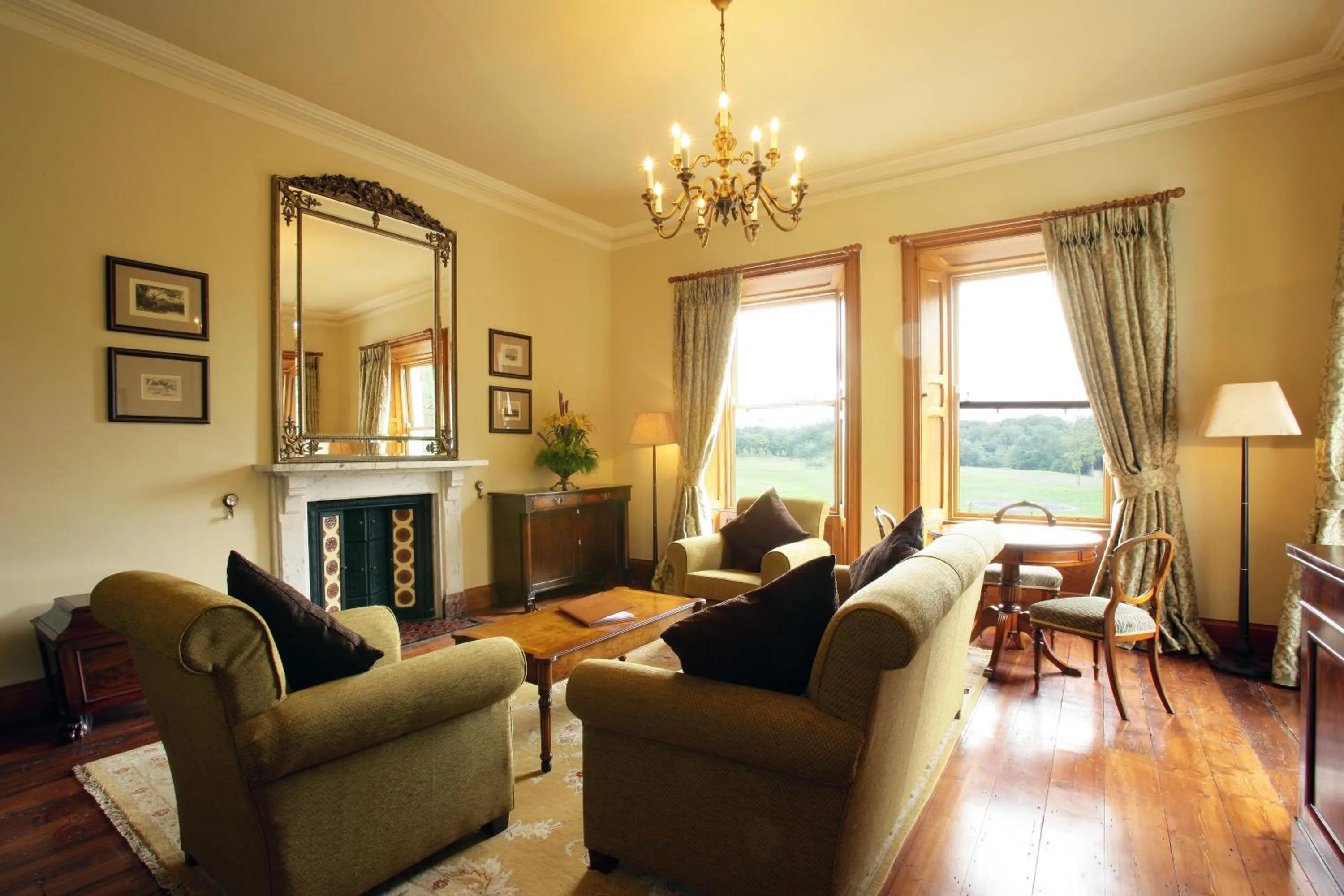 Seating area in Mount Falcon Estate