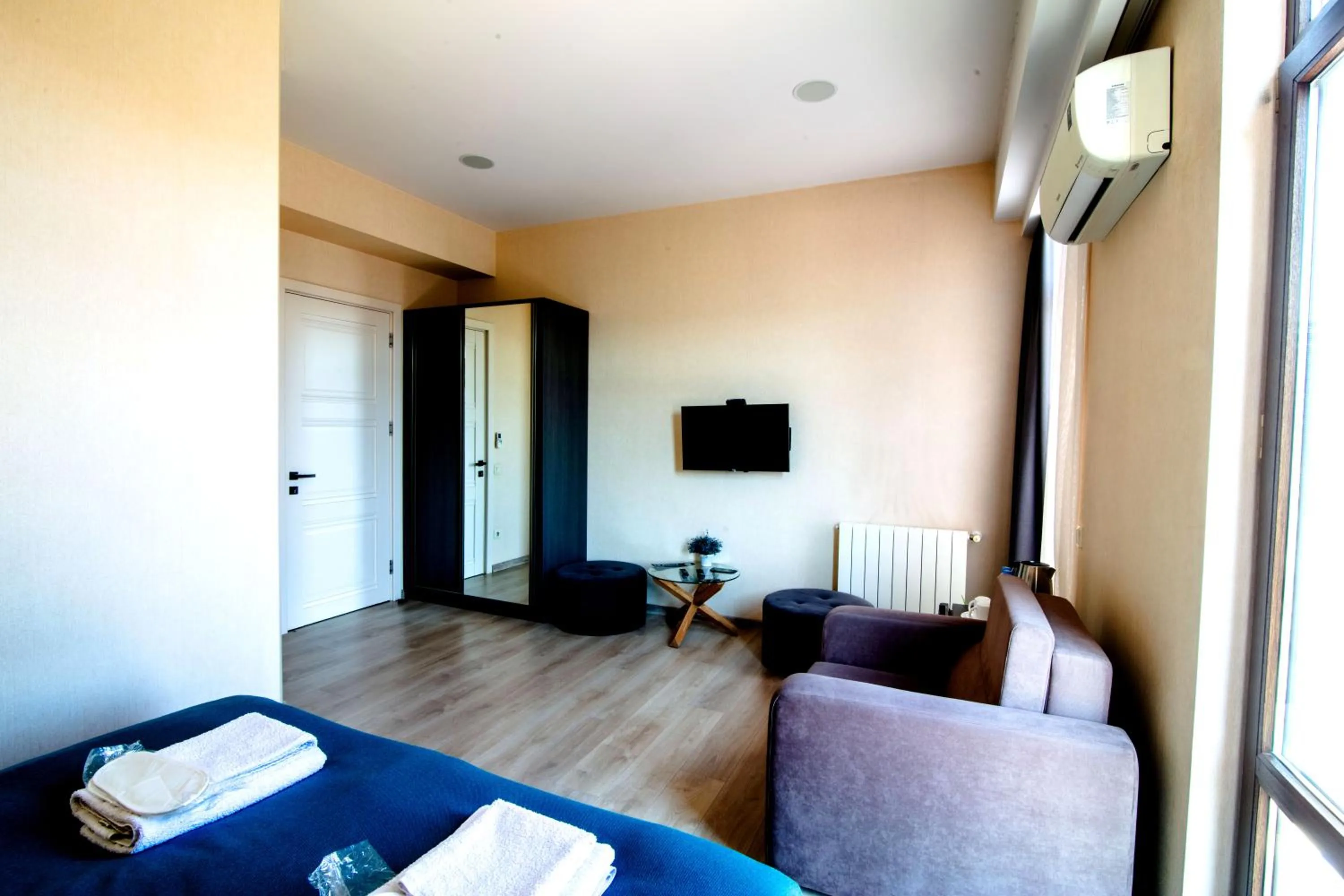 Bed in Hotel Avlabari Terrace