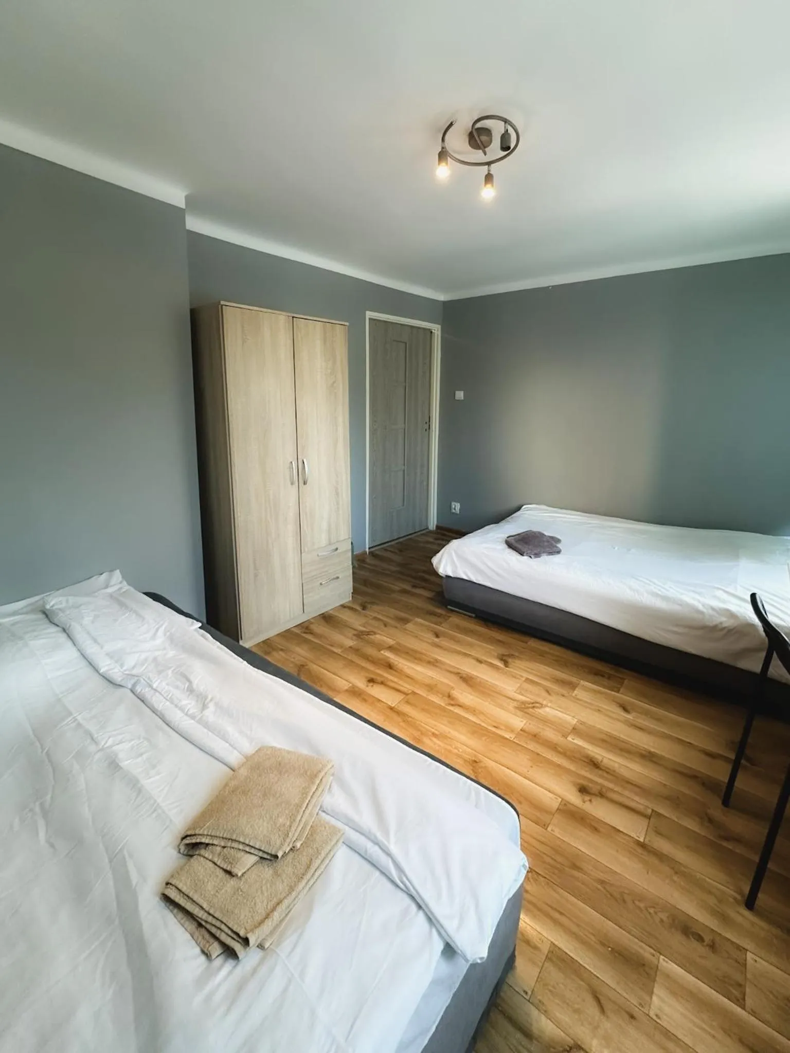 Bed in Kwadrat B&B Spiechowicza