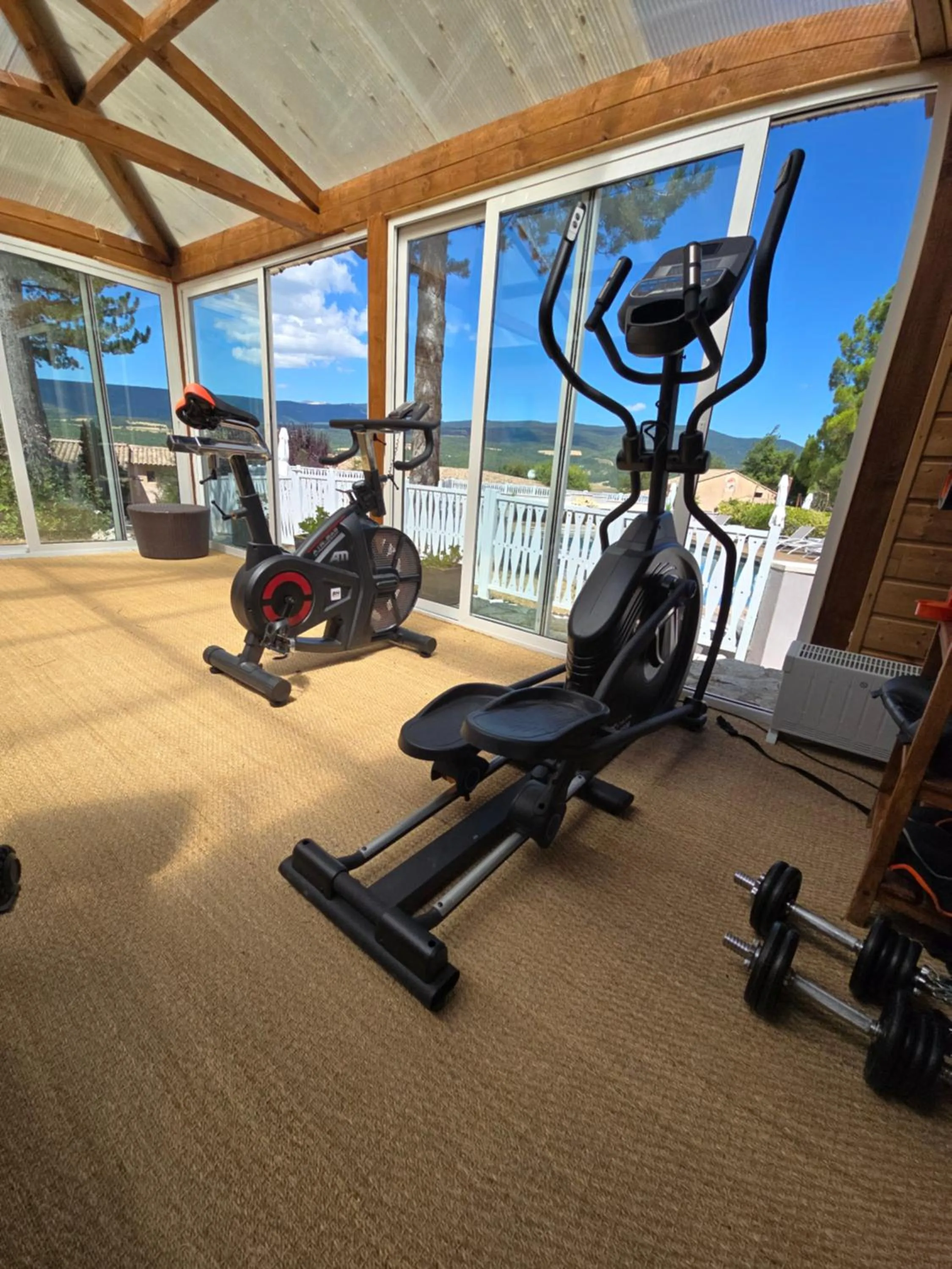 Fitness centre/facilities in Domaine du Val de Sault