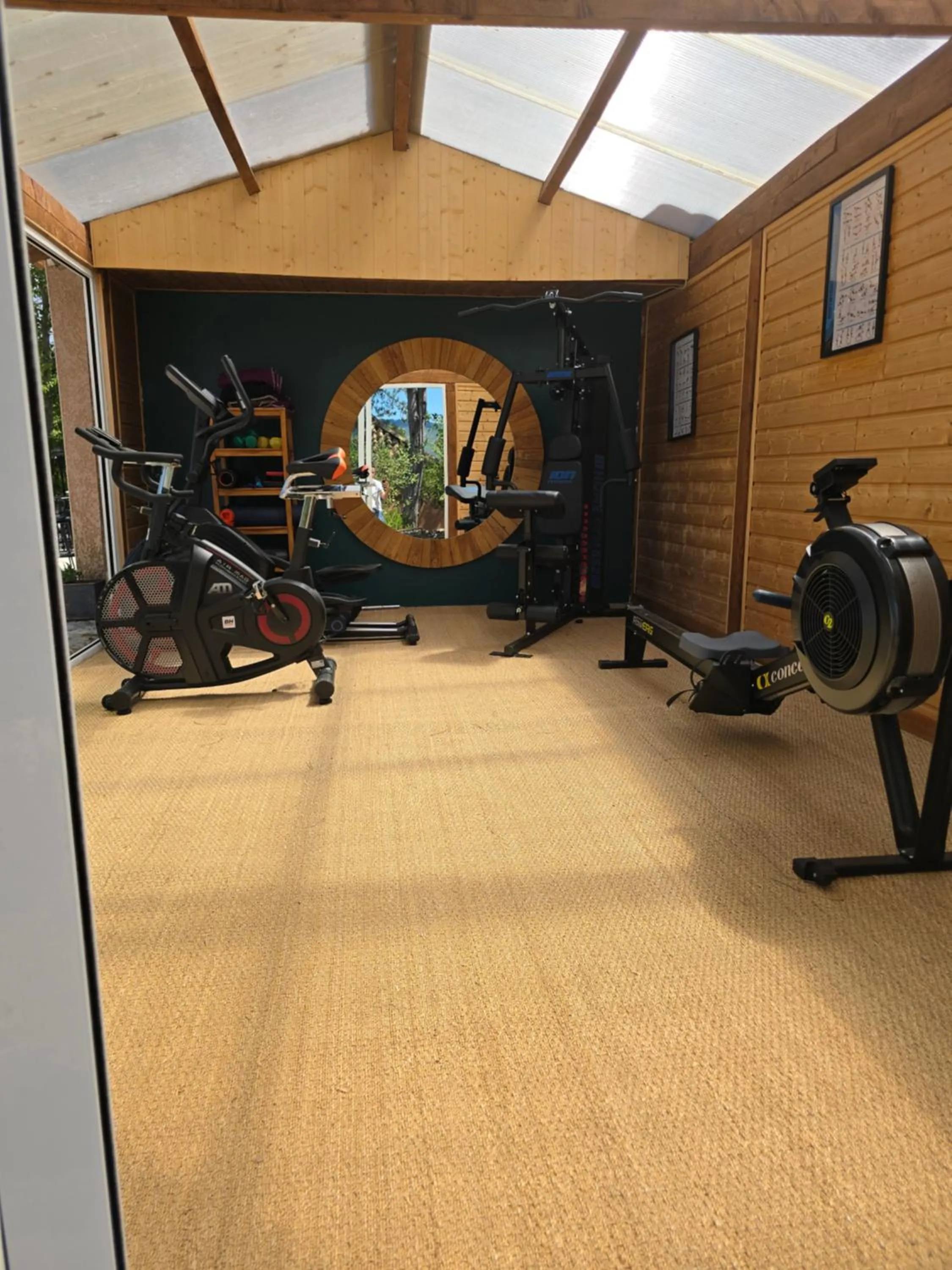 Fitness centre/facilities in Domaine du Val de Sault