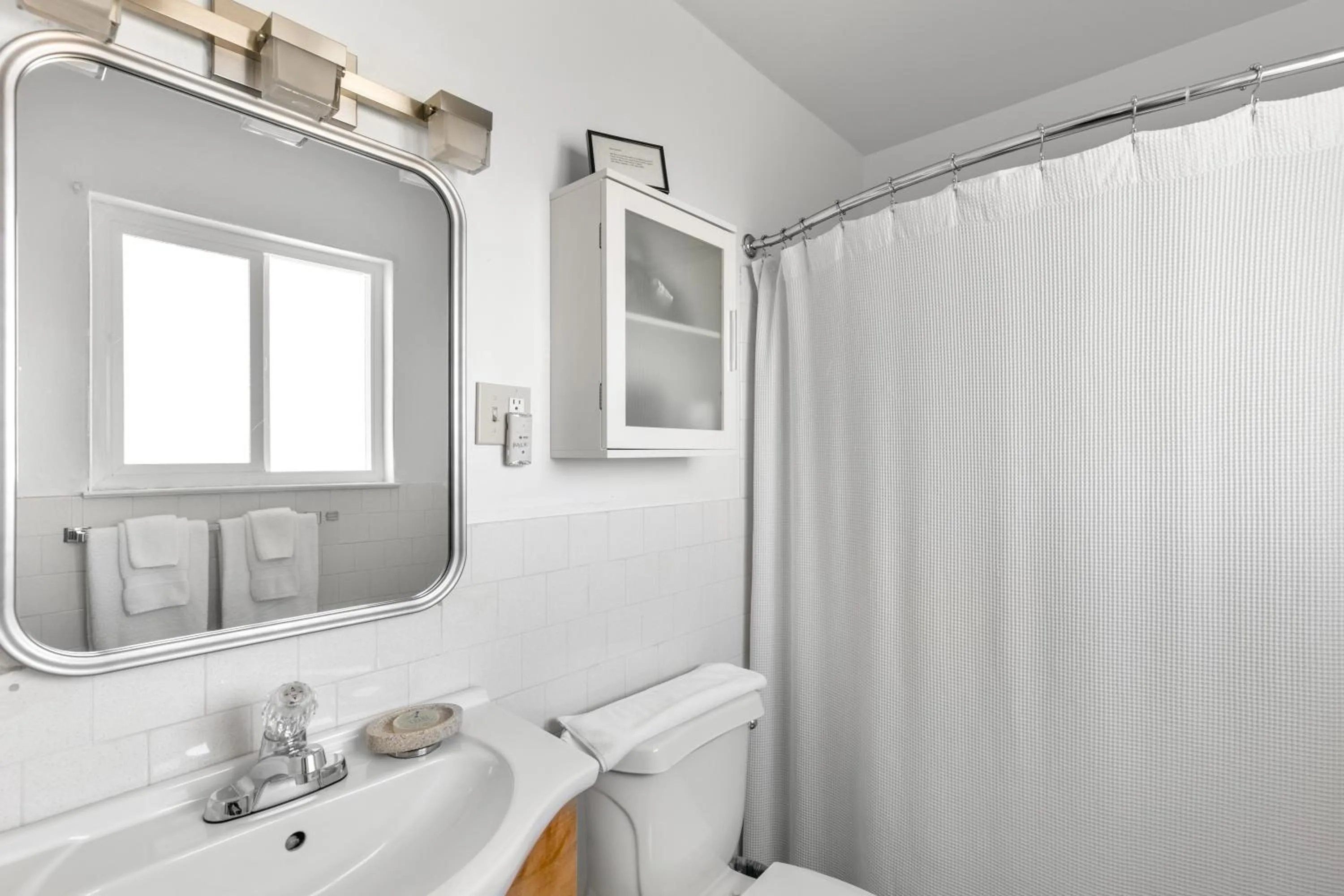 Bathroom in Point Arena Lighthouse