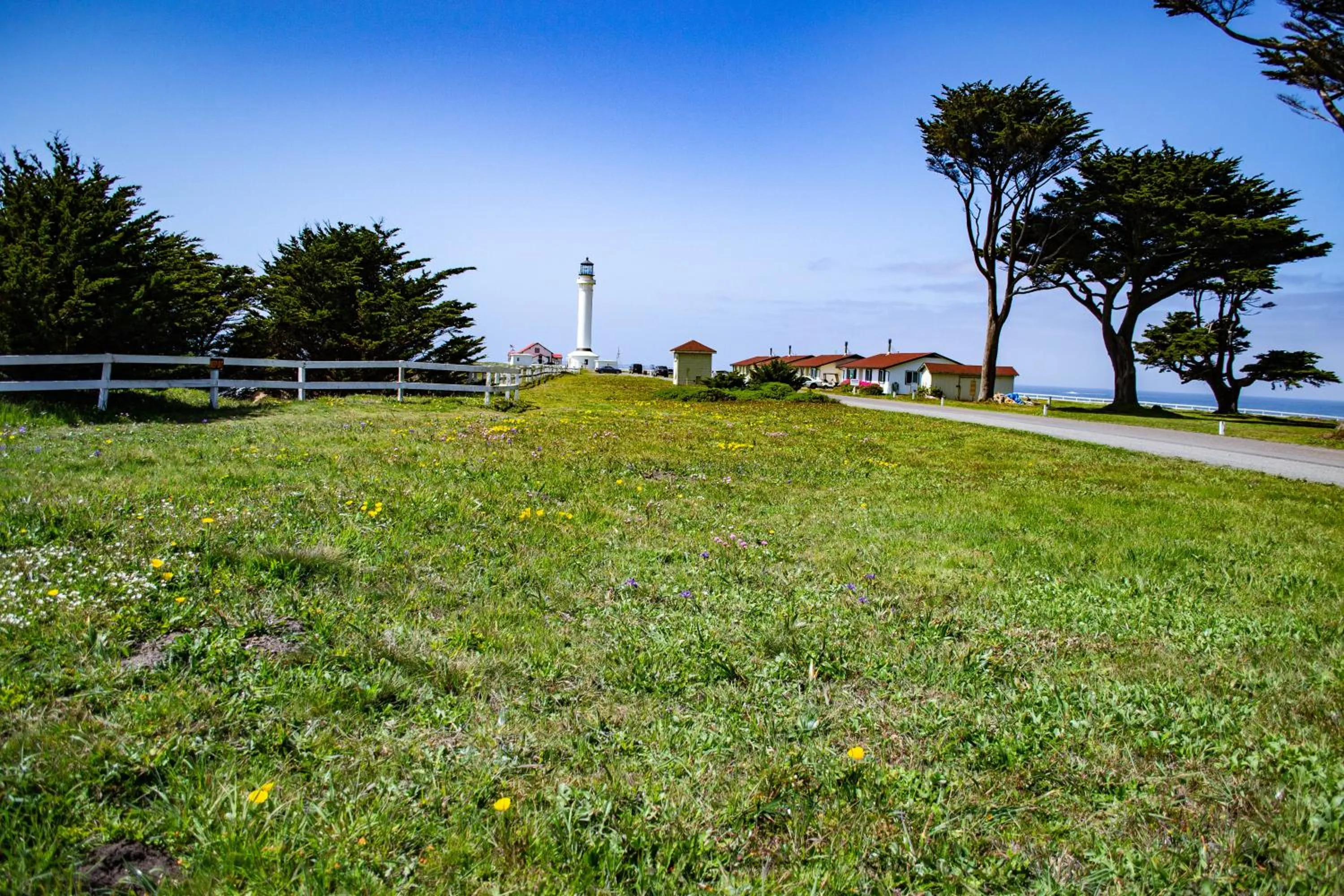Facade/entrance in Point Arena Lighthouse