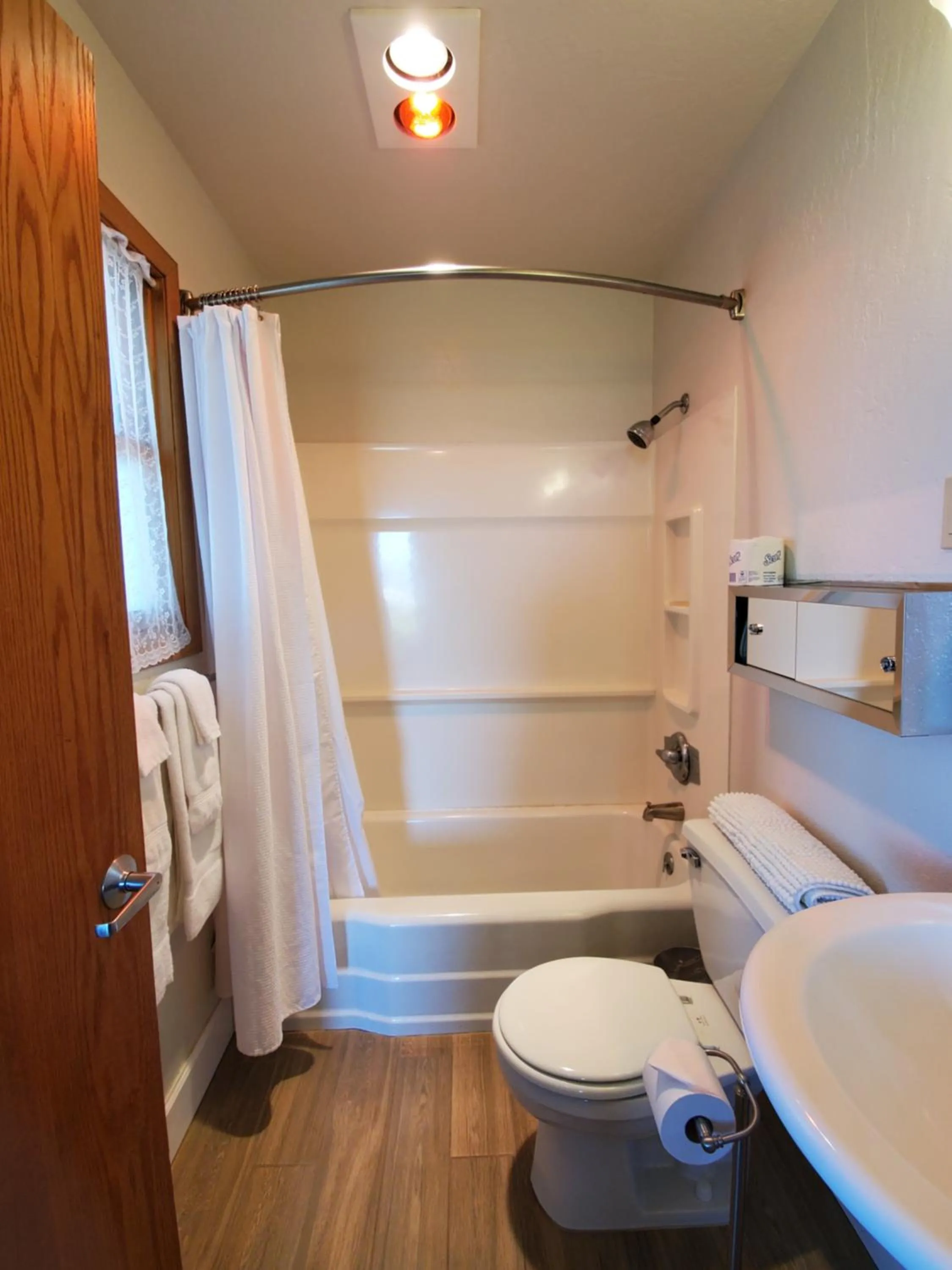 Bathroom in Point Arena Lighthouse