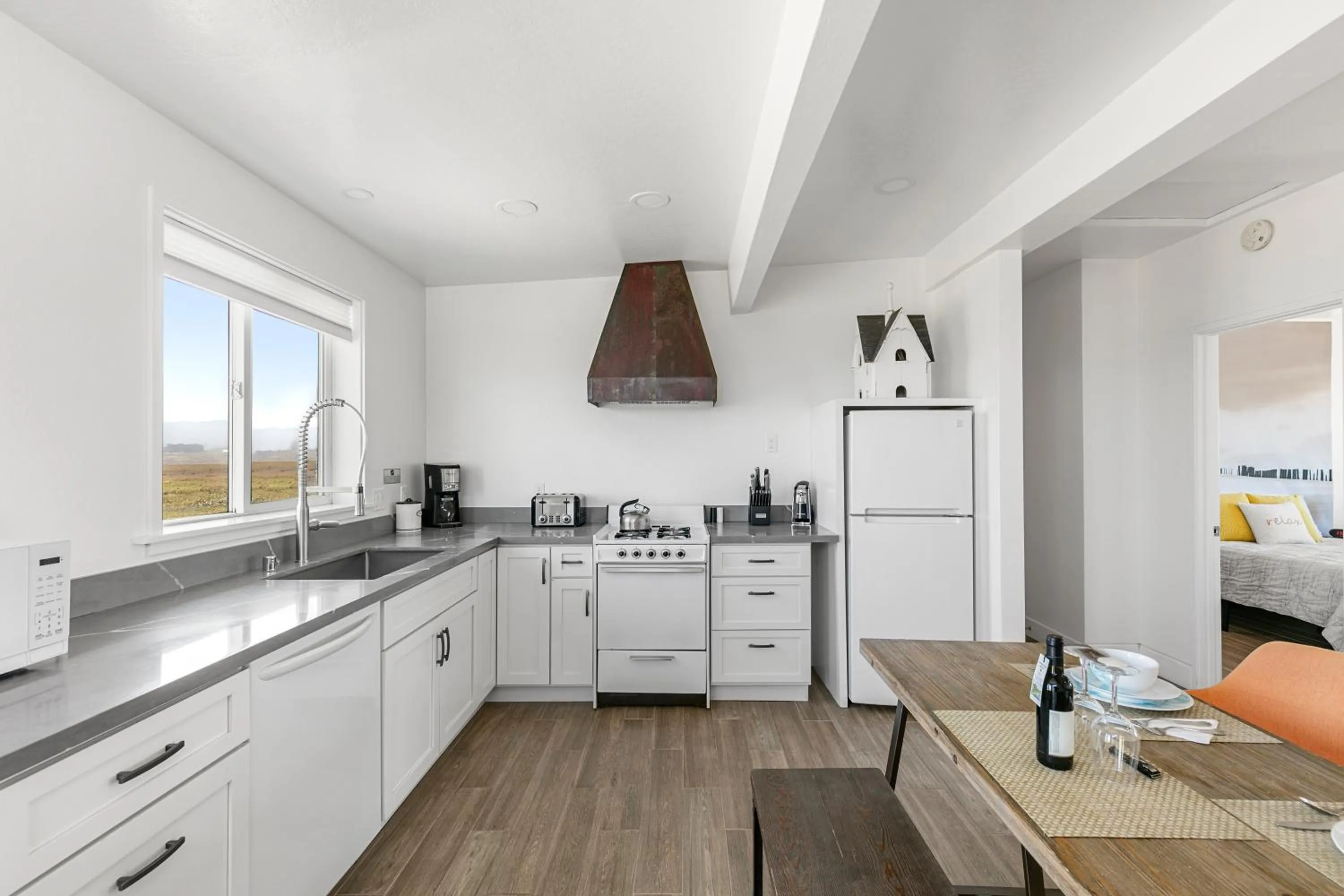 kitchen in Point Arena Lighthouse