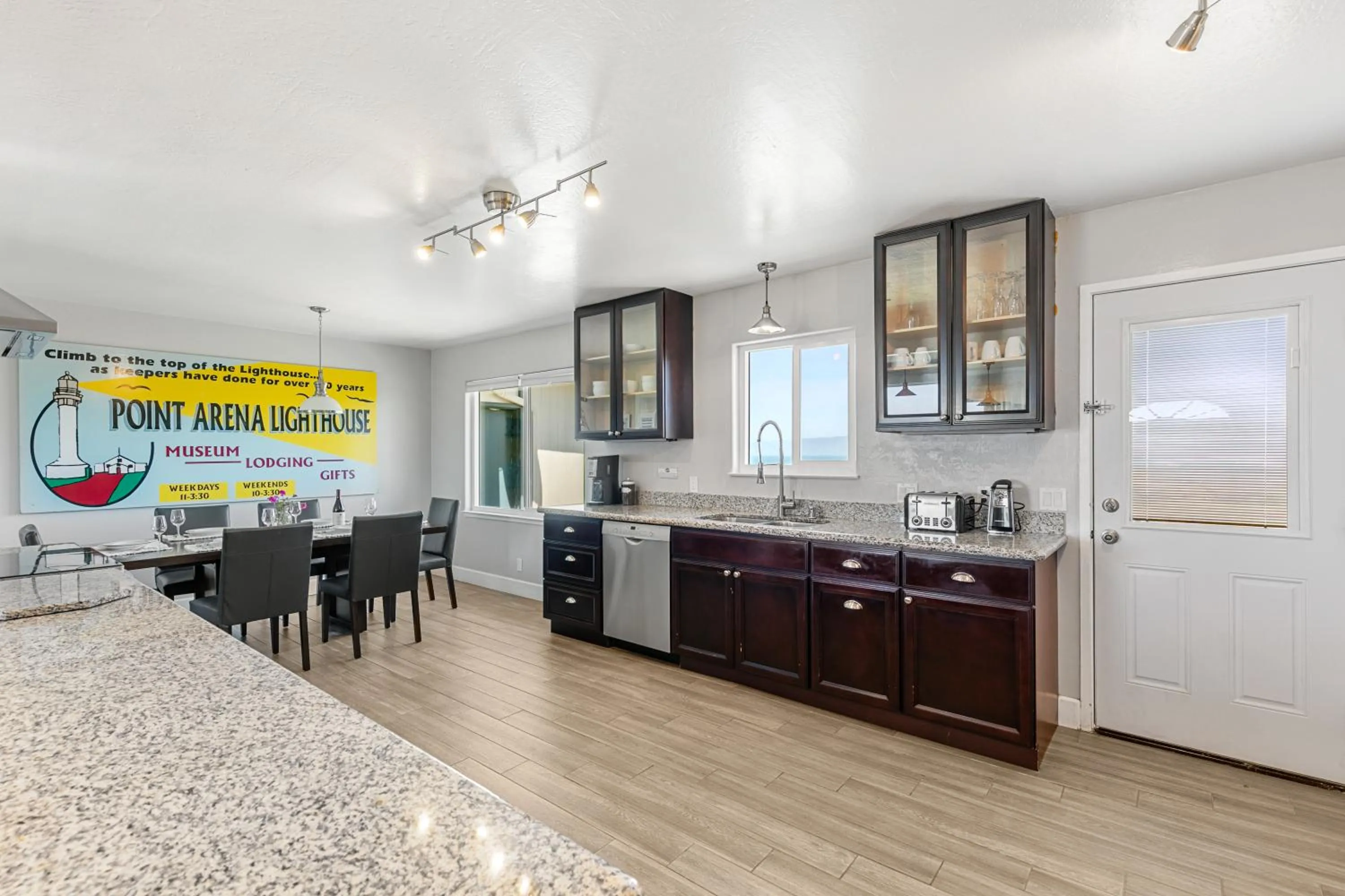 Dining area in Point Arena Lighthouse