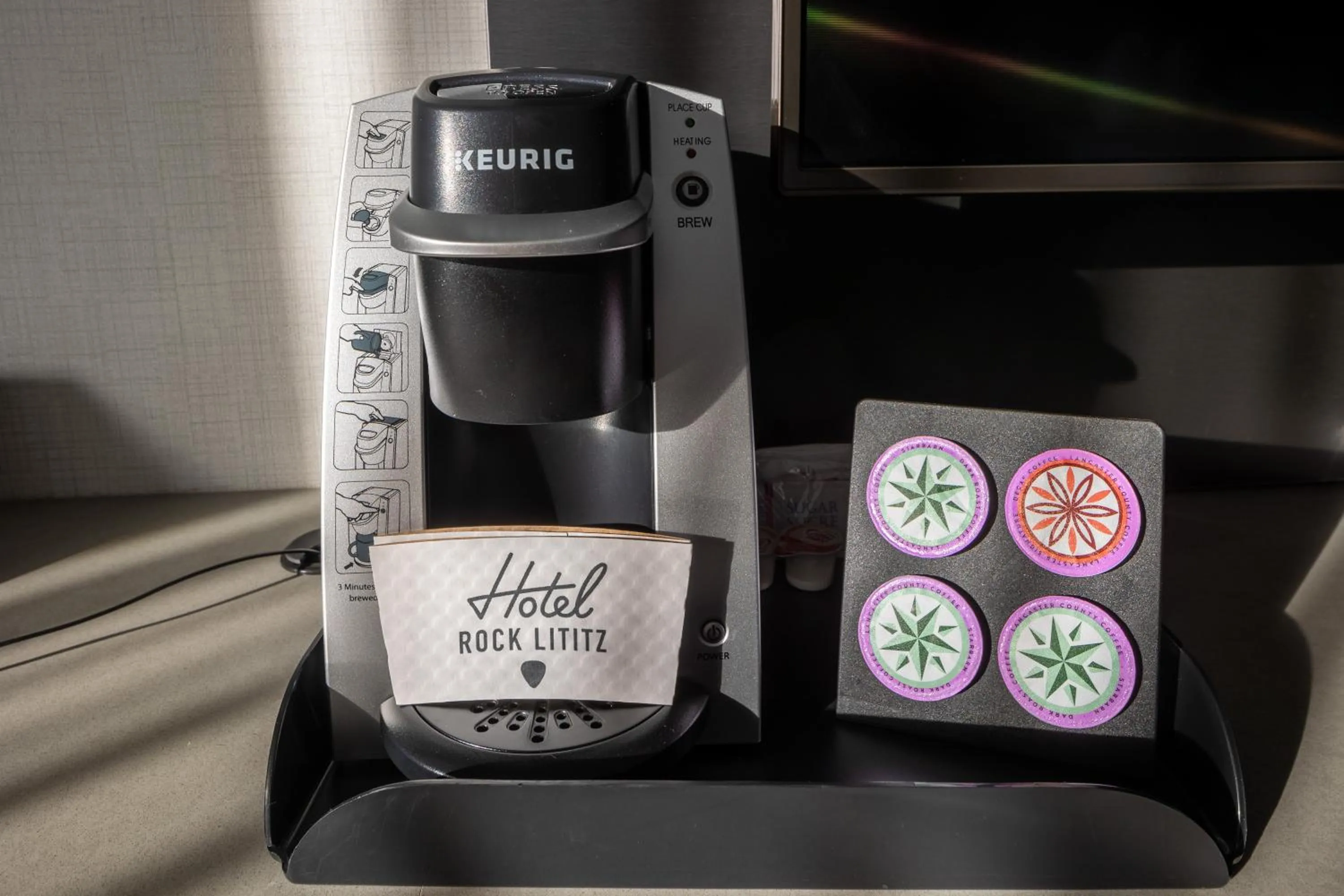 Coffee/tea facilities in Hotel Rock Lititz