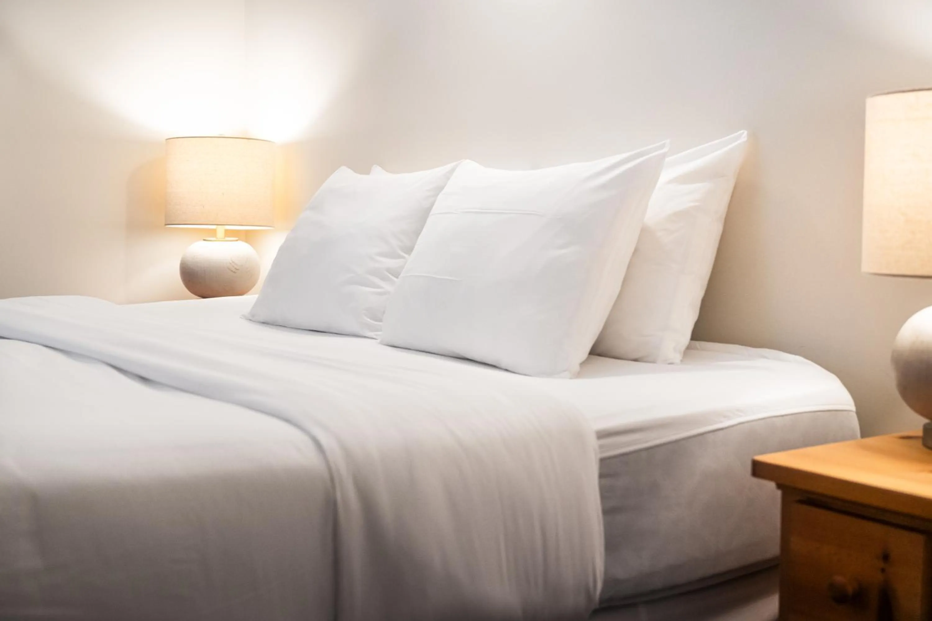 Bed in West Coast Trail Lodge