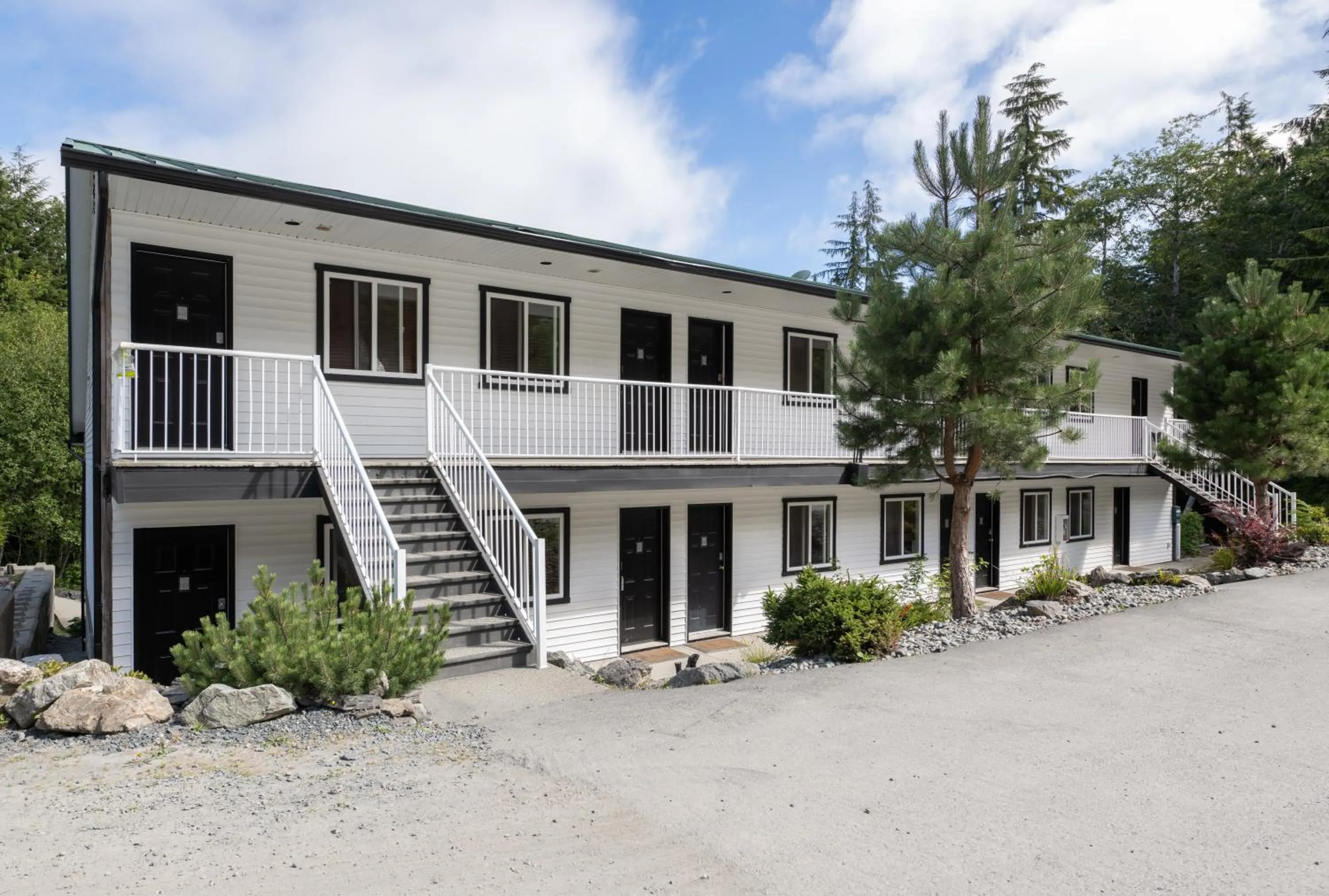 Property building in West Coast Trail Lodge
