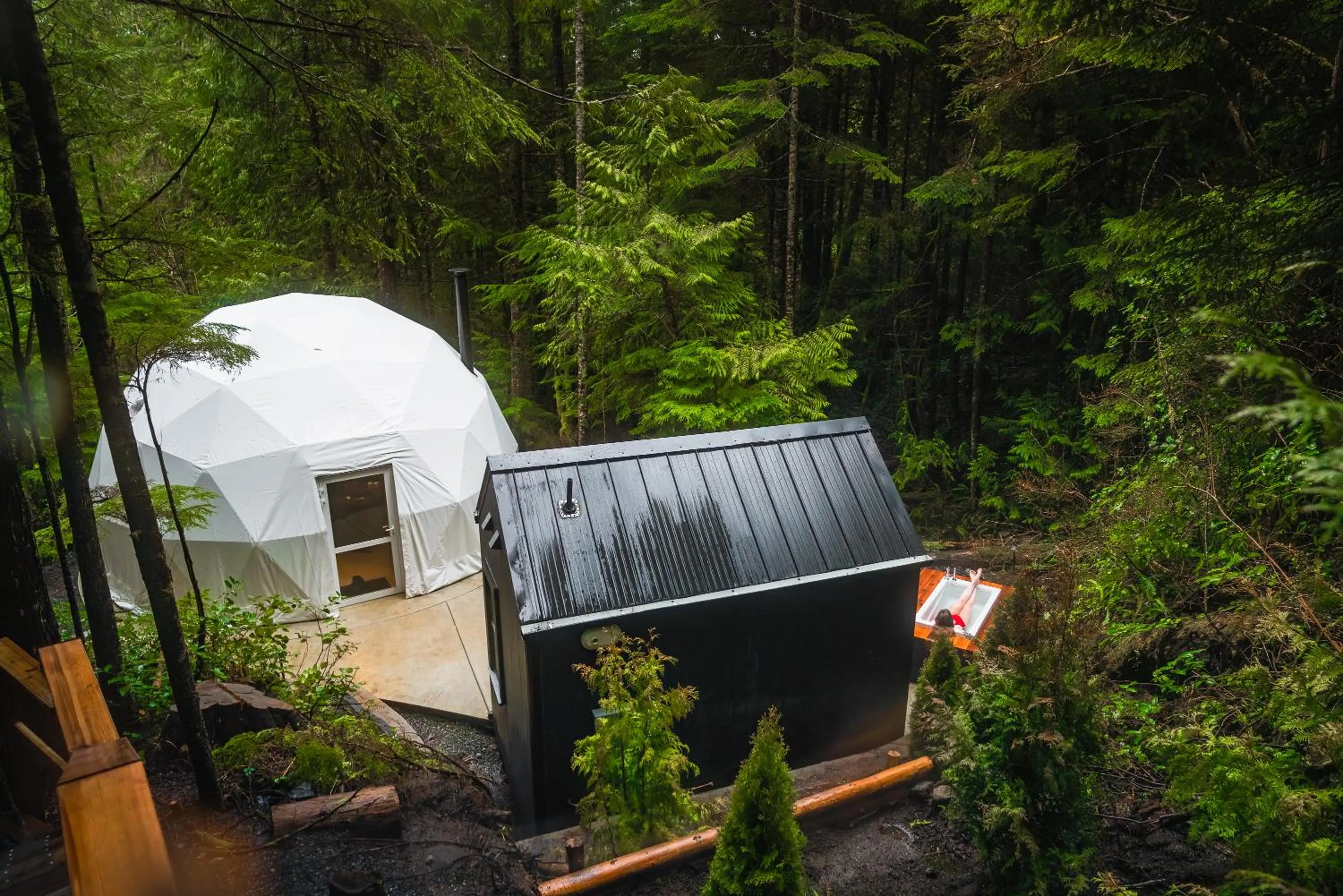 Property building in West Coast Trail Lodge