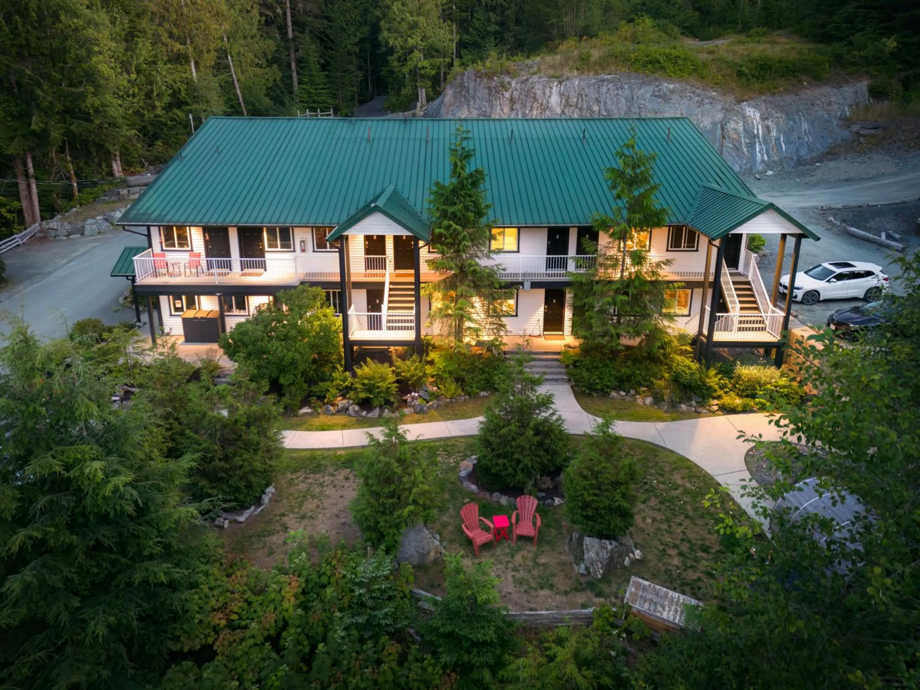 Property building in West Coast Trail Lodge