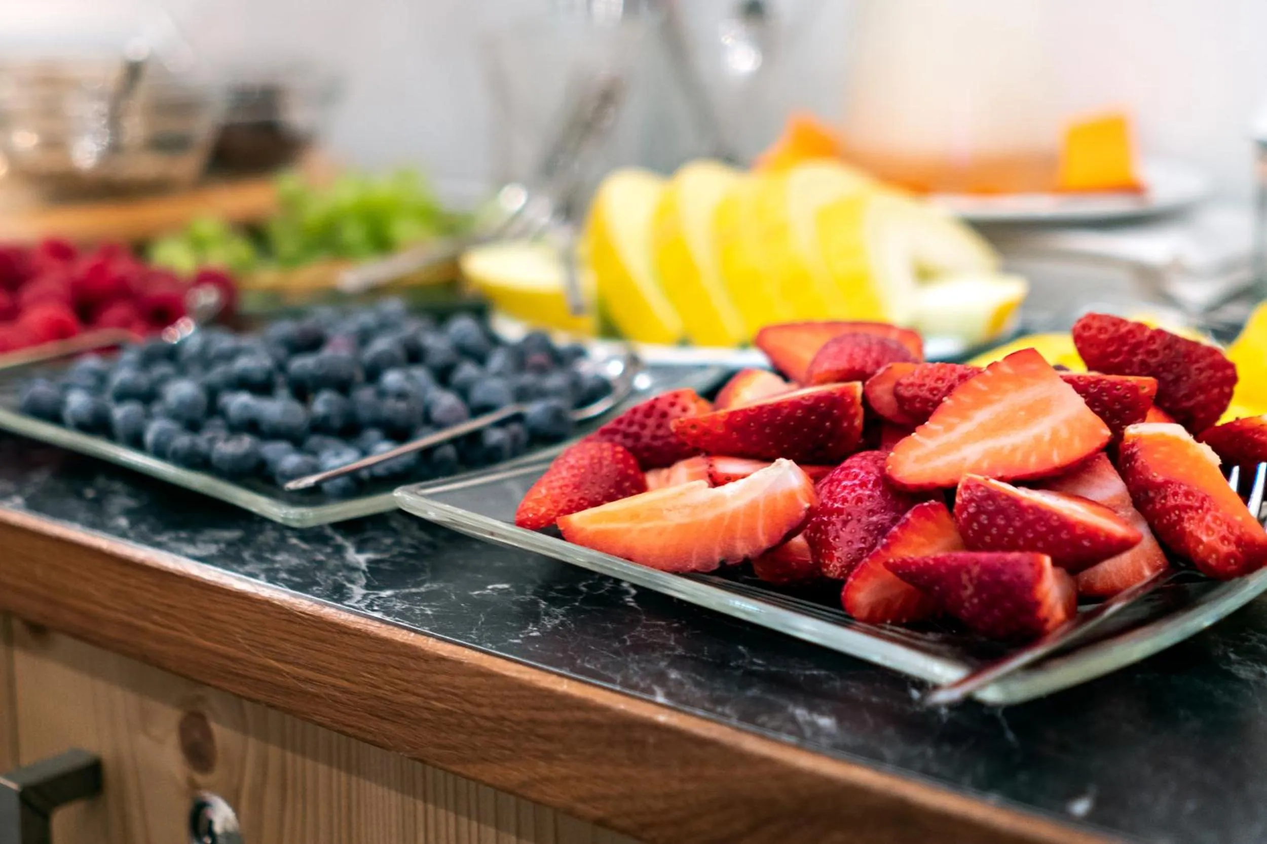 Buffet breakfast in Apart-Hotel Aurora Fiss