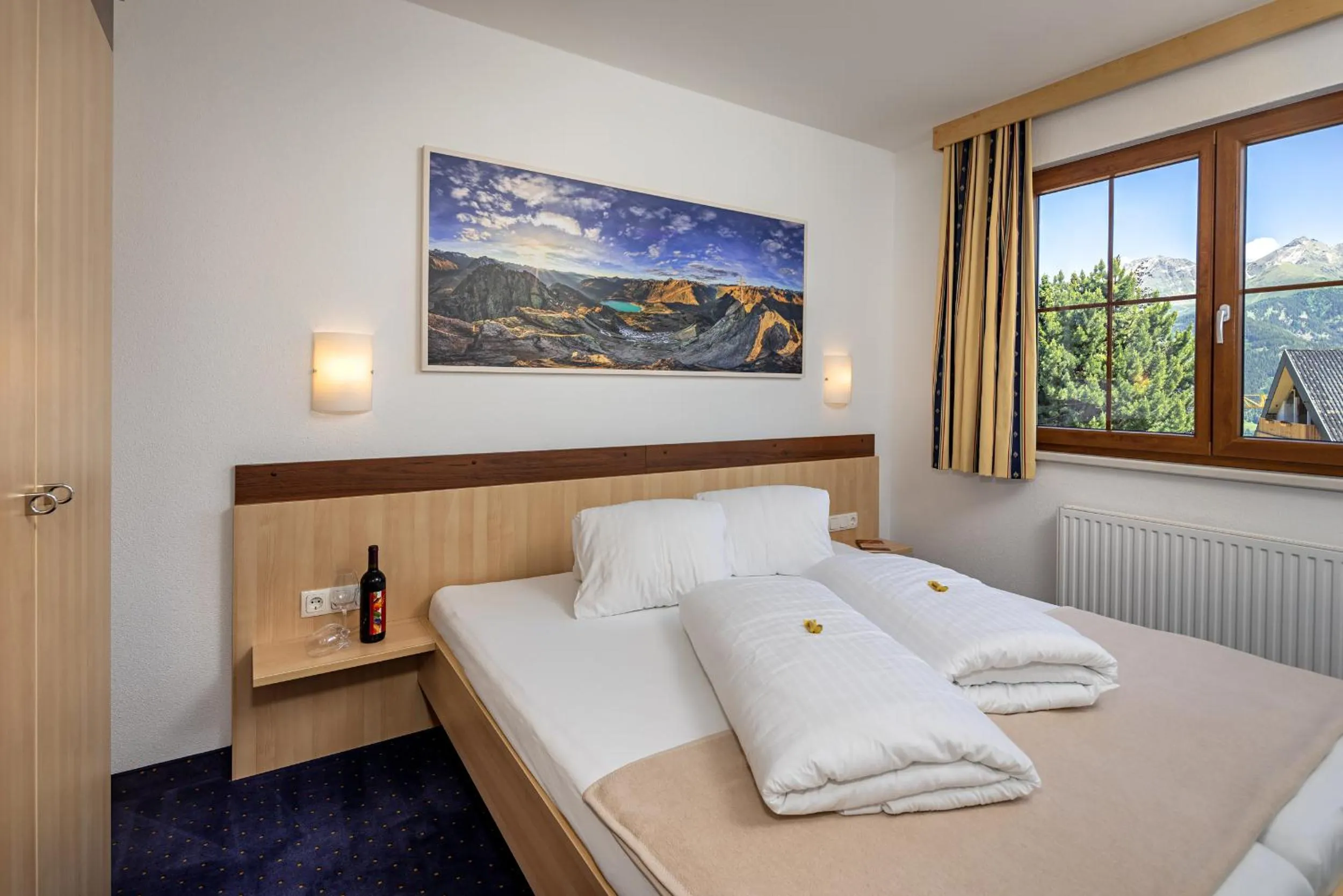 Bedroom, Bed in Apart-Hotel Aurora Fiss