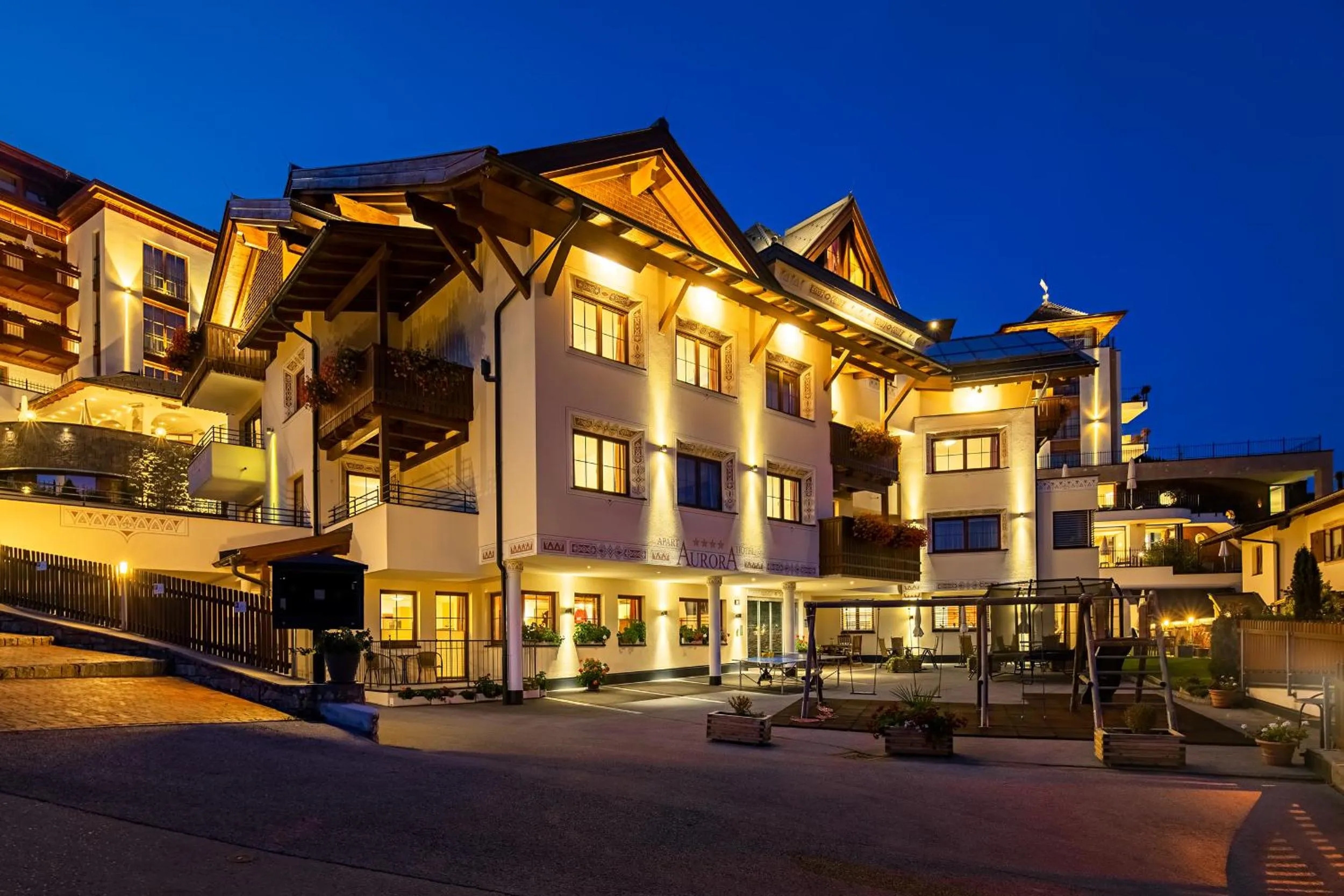 Property building in Apart-Hotel Aurora Fiss