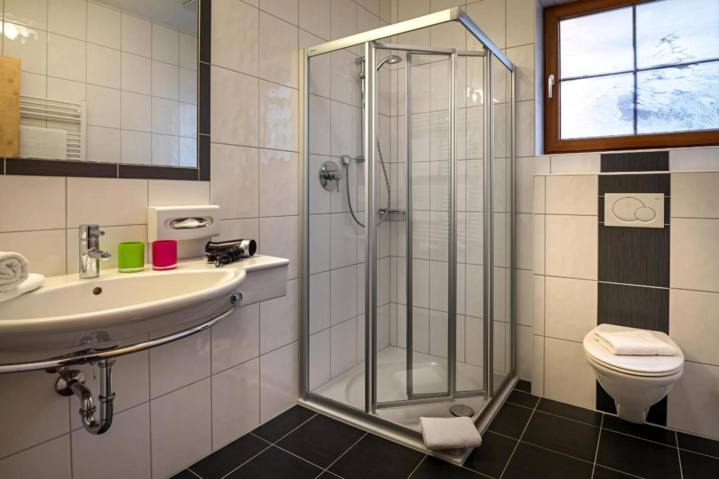 Bathroom in Apart-Hotel Aurora Fiss