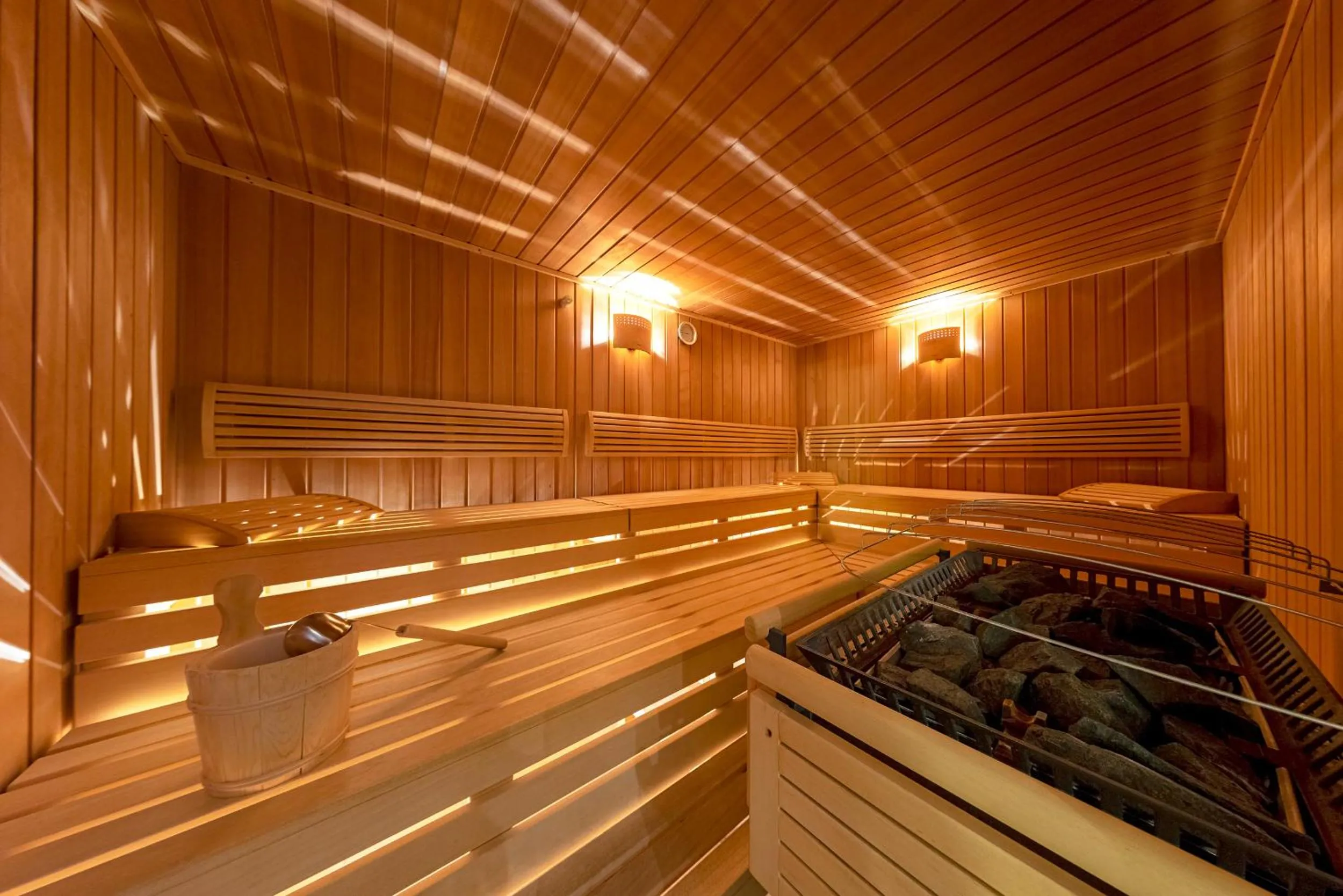 Sauna in Apart-Hotel Aurora Fiss