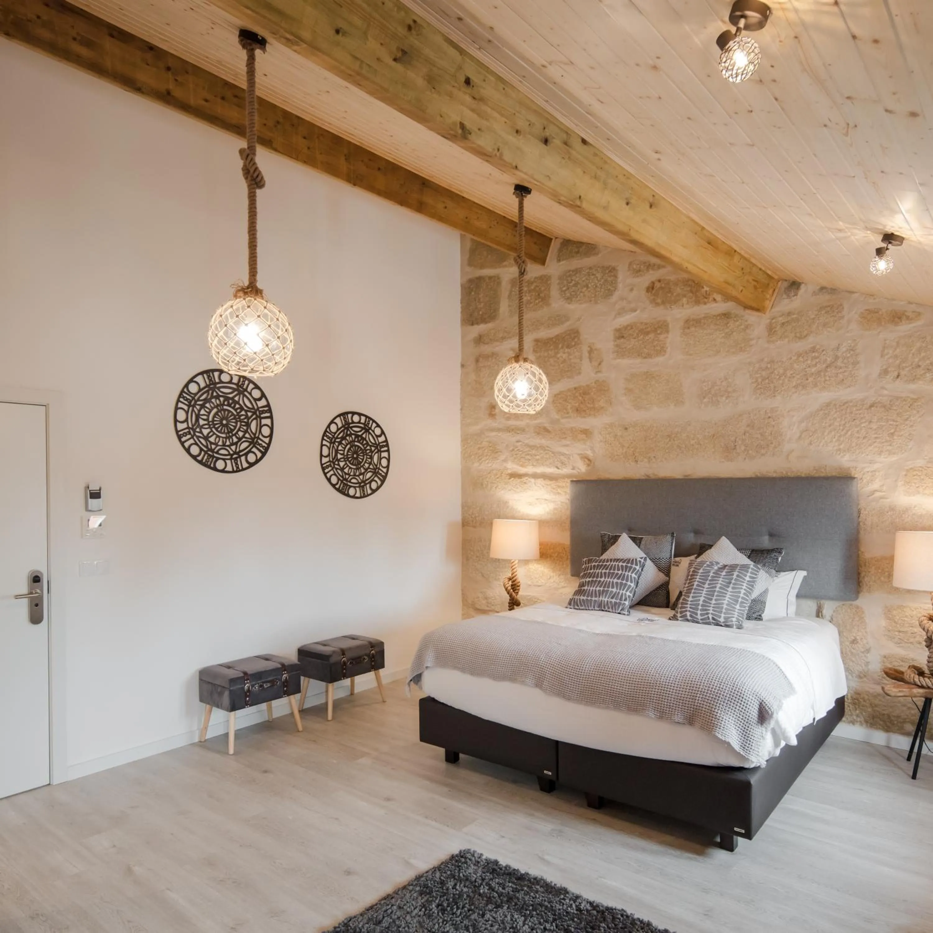 Bedroom, Bed in Porto Deluxe Suites