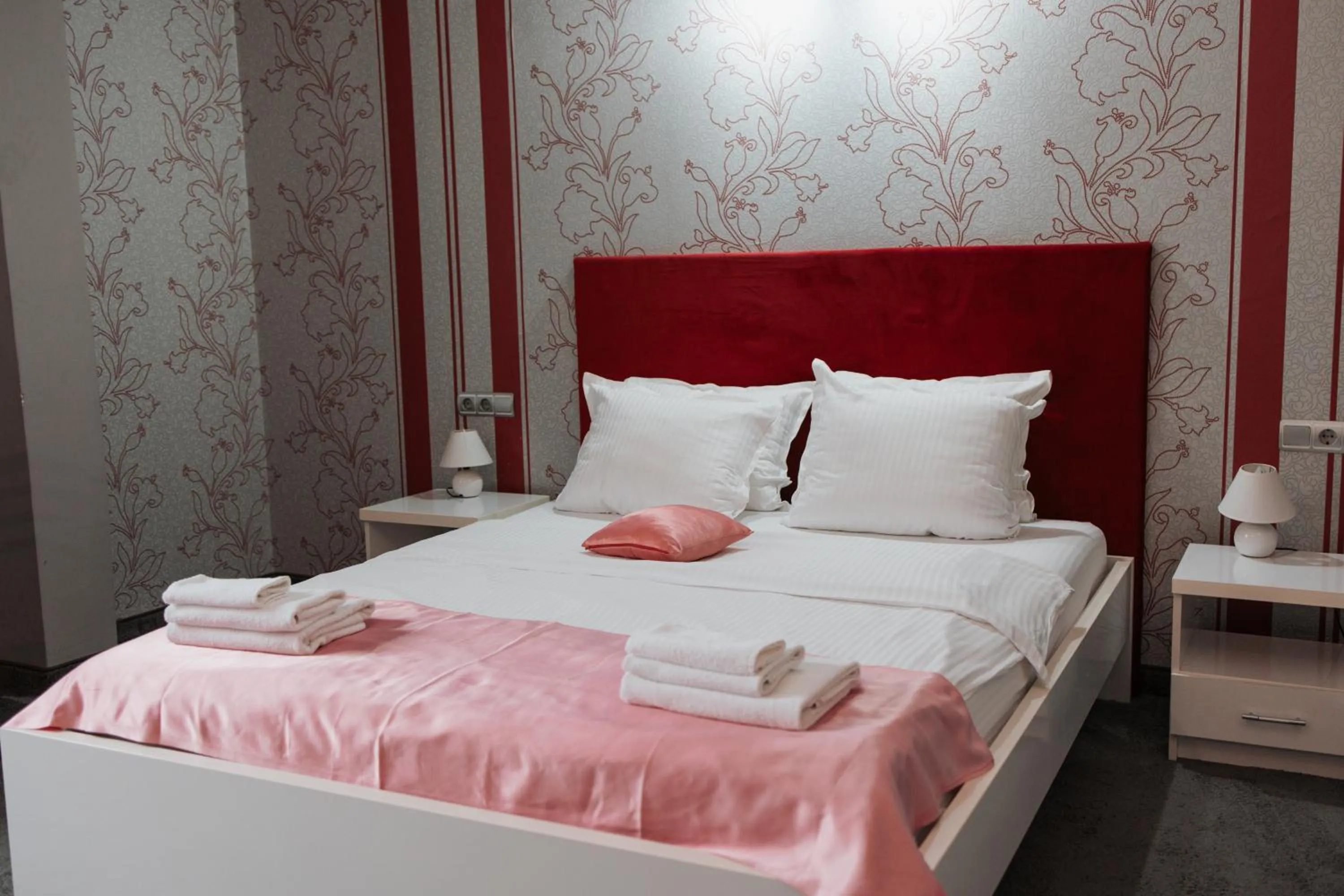 Bed in Hotel Neptun