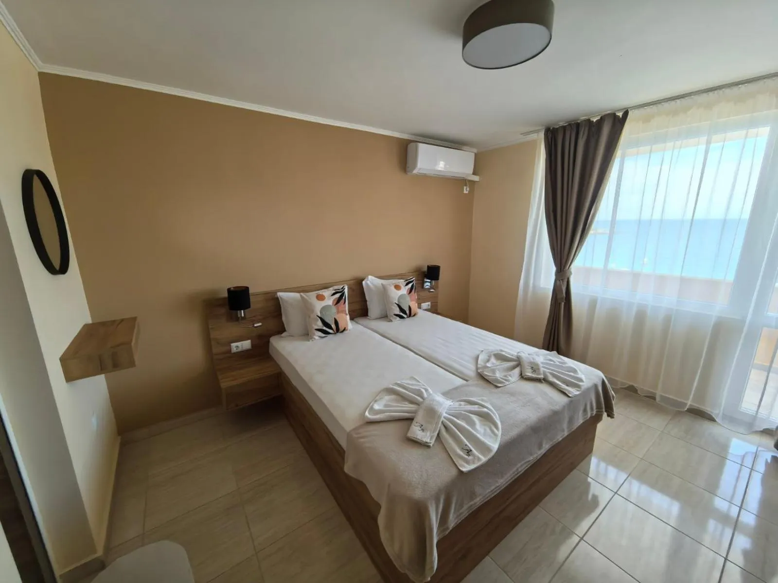 Bed in Family Hotel Alfa Vita