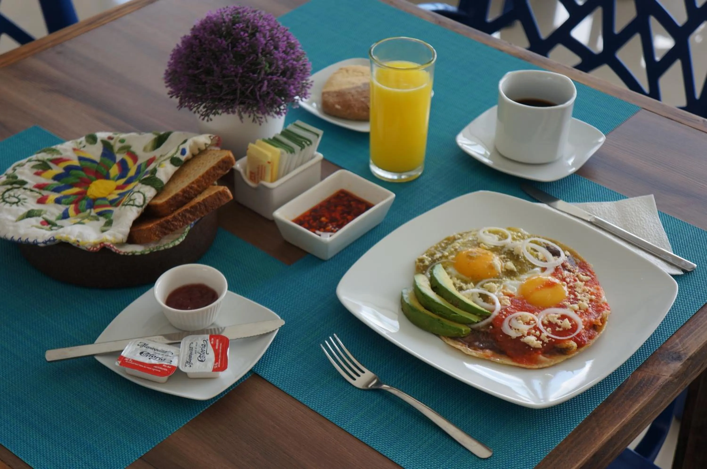 Breakfast in Hotel Mirante Tlaxcala