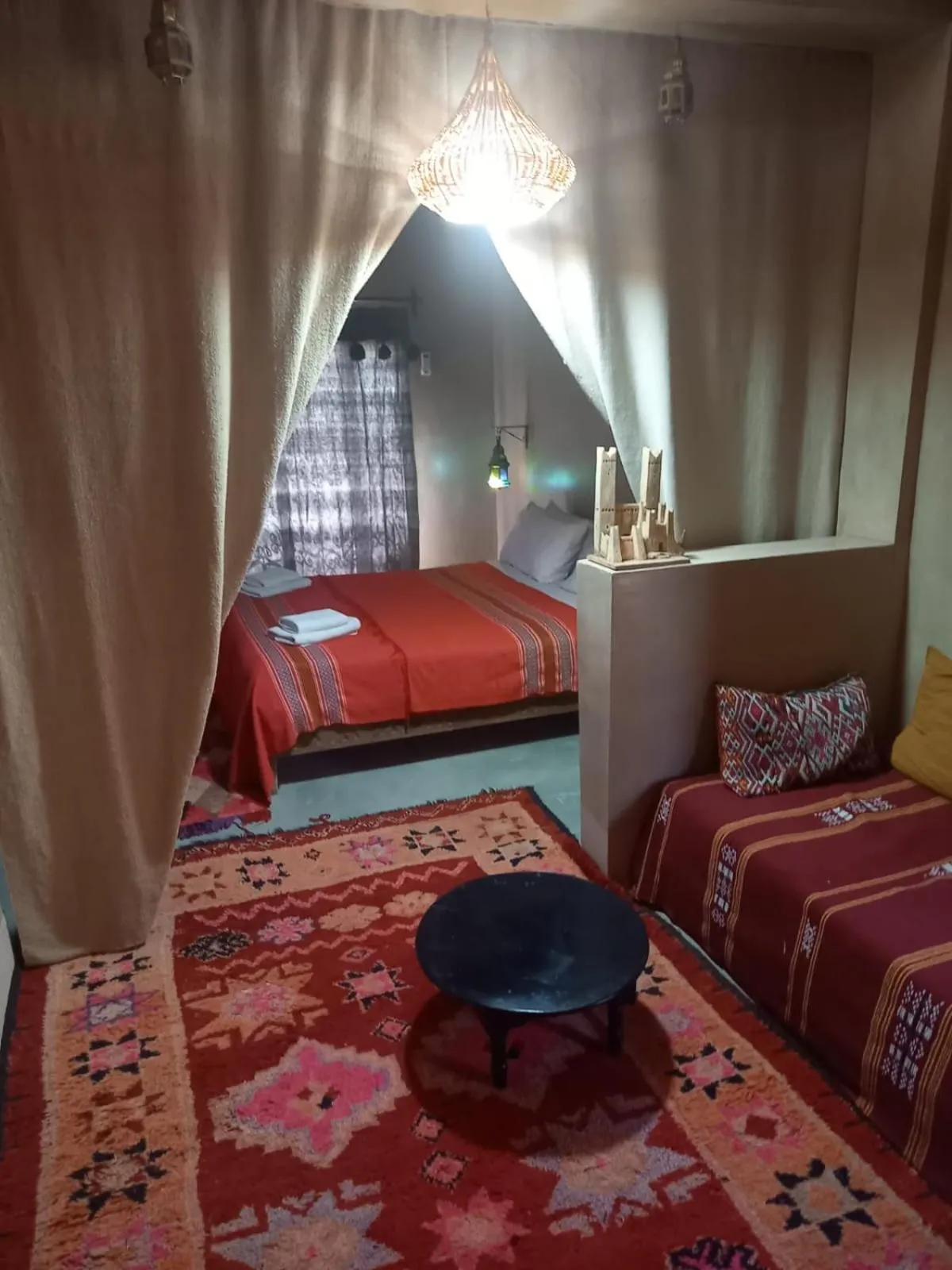 Bed in Les Jardins de Skoura