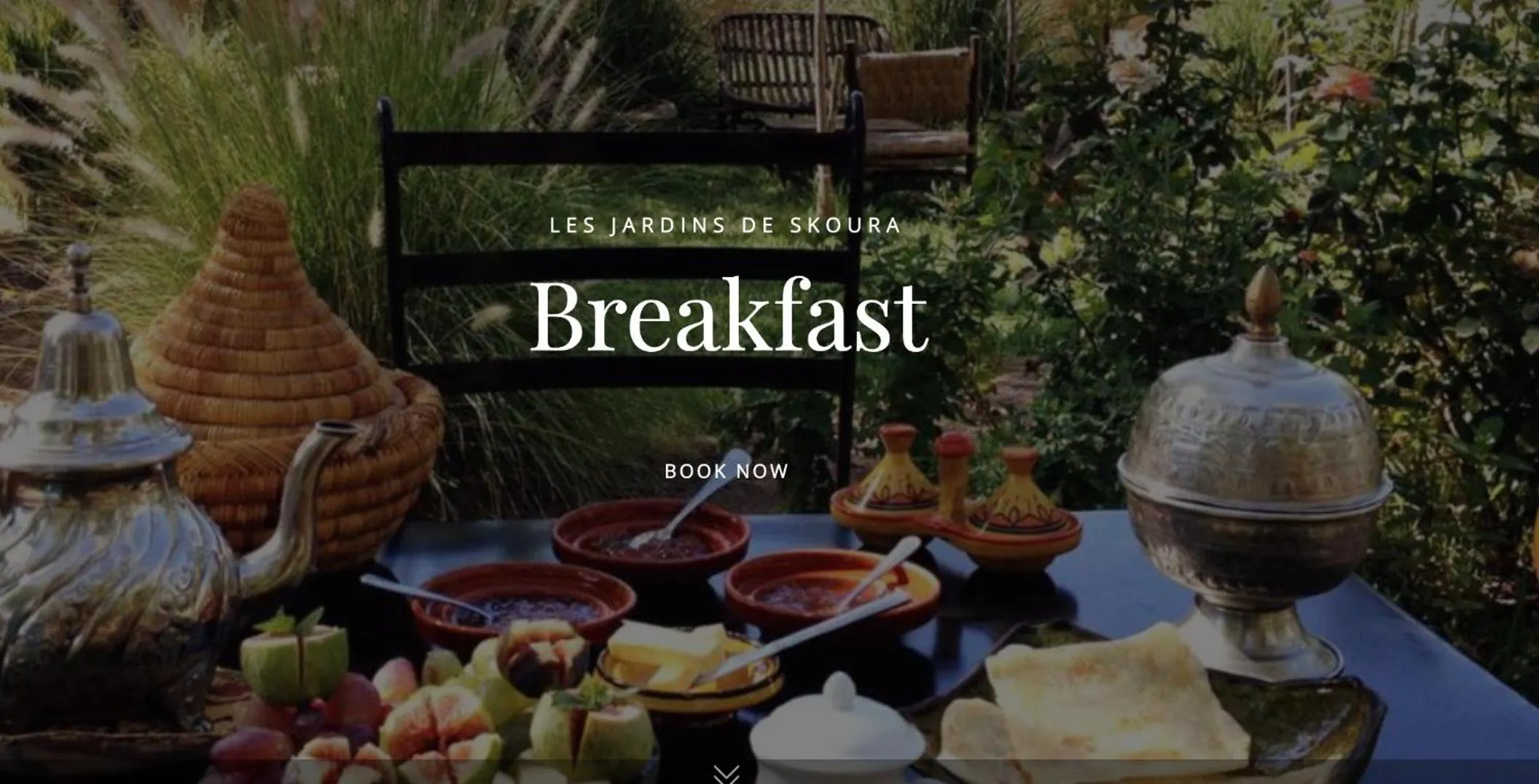 Breakfast in Les Jardins de Skoura