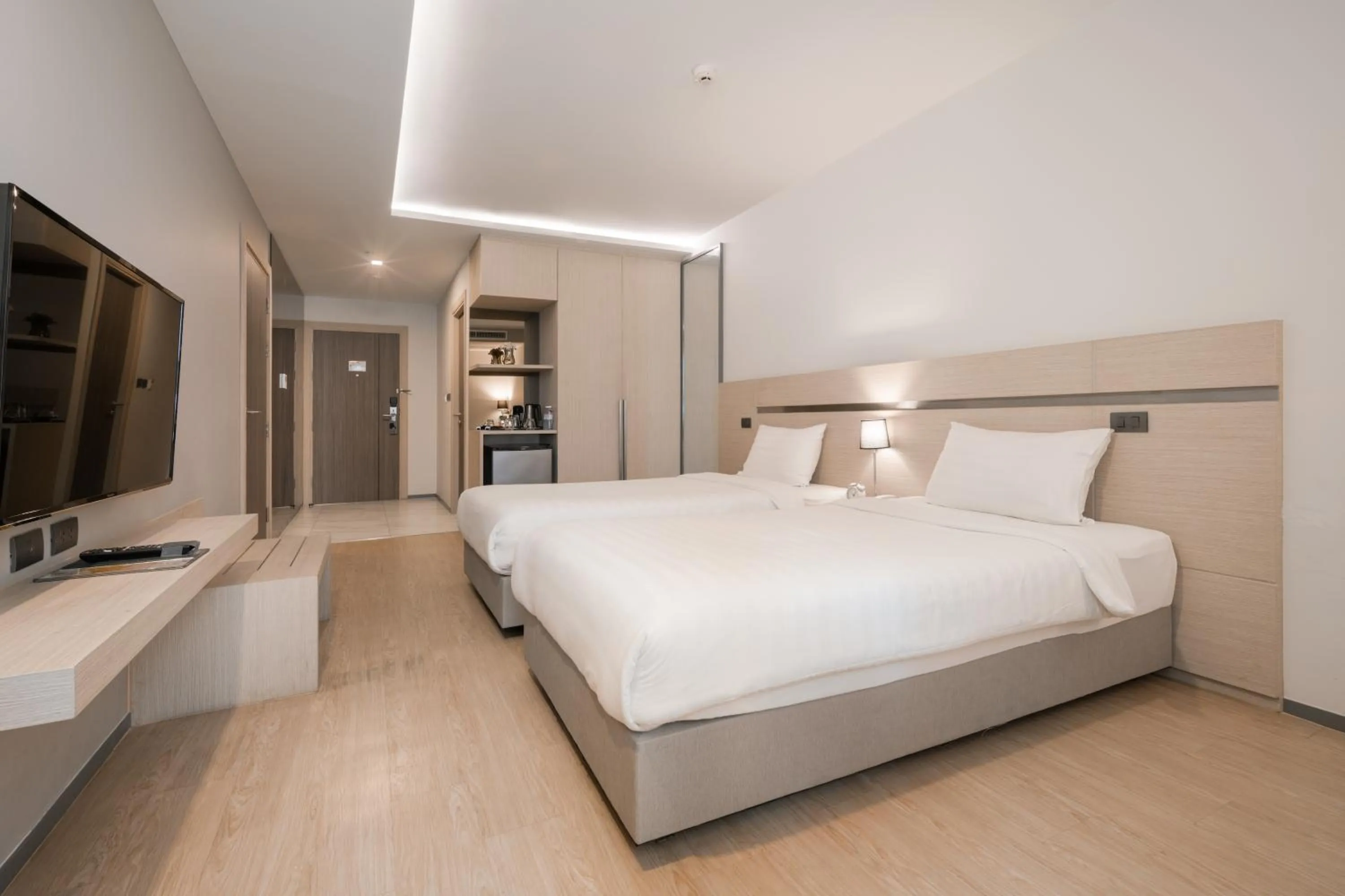 Bedroom, Bed in Samyan Serene Hotel