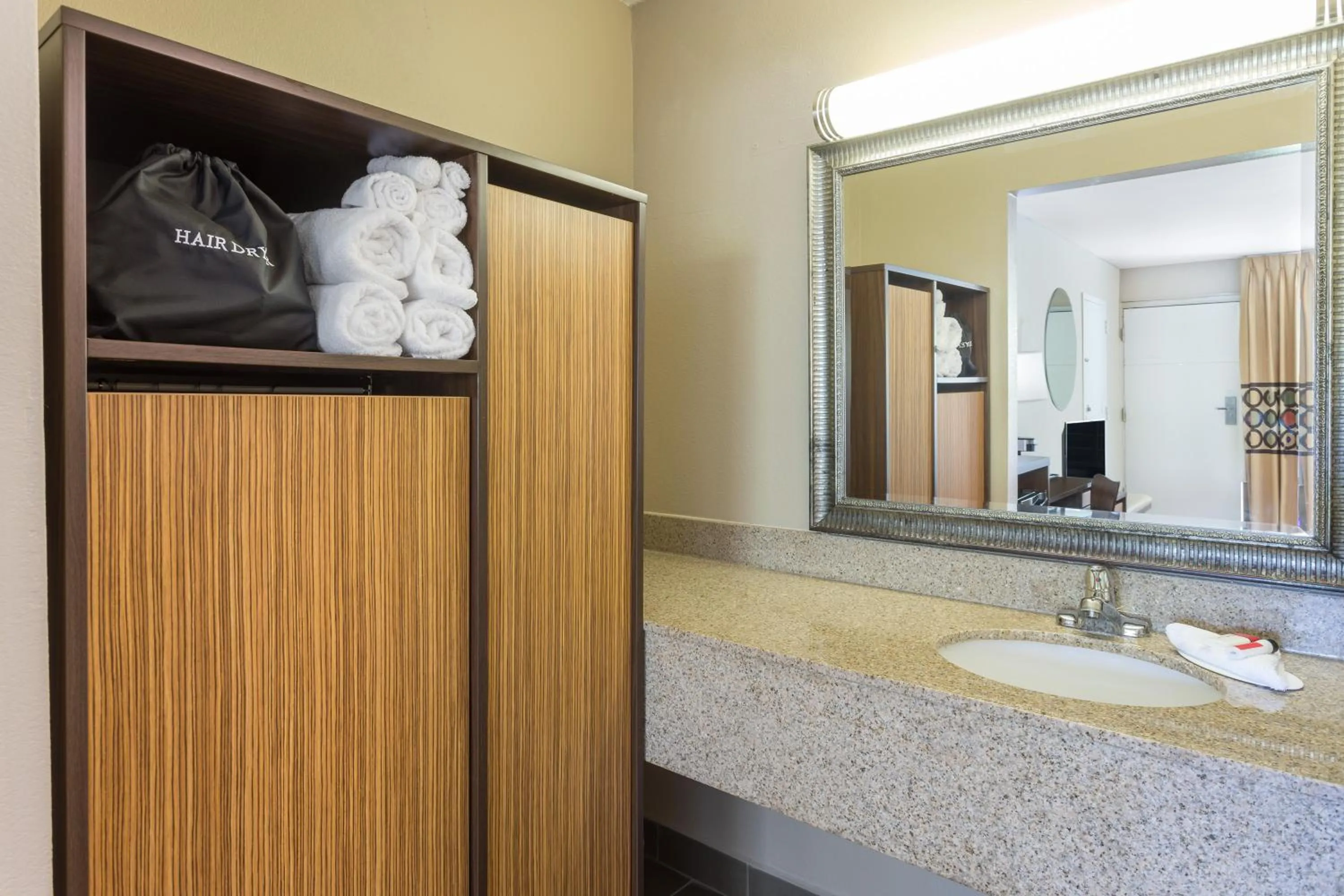 Bathroom in Super 8 by Wyndham Asheville Airport