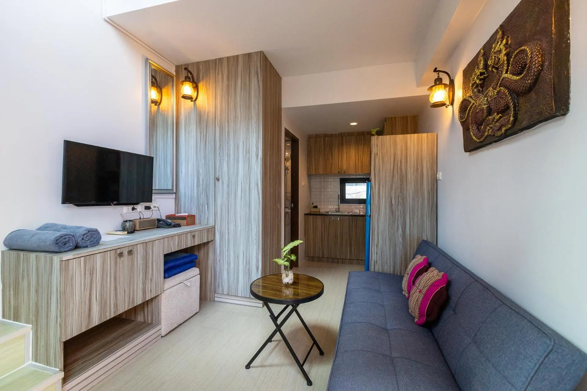 Living room in Peace Blue Naiharn Naturist Resort Phuket SHA Extra Plus