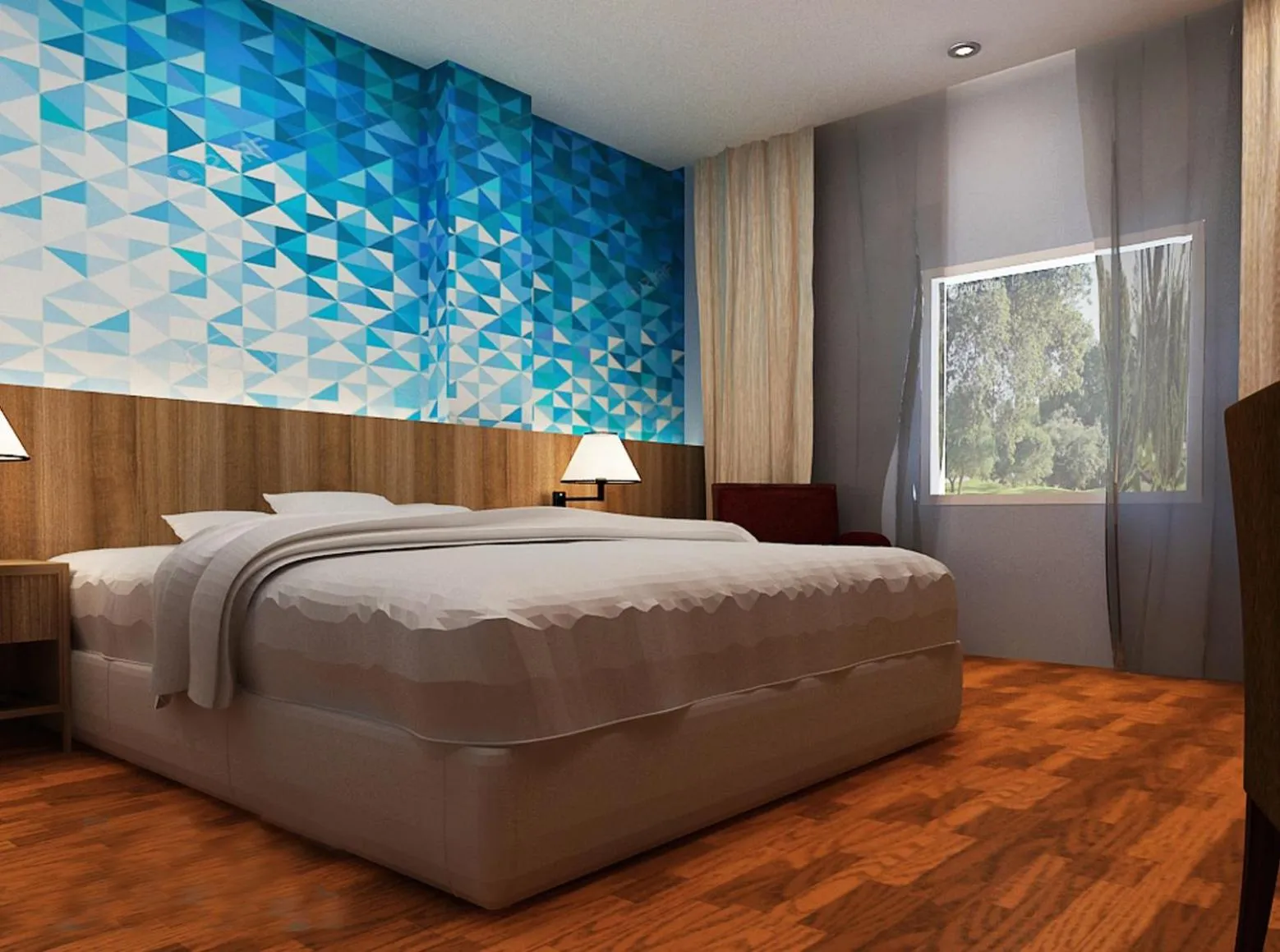 Bed in Horison Express Sentani