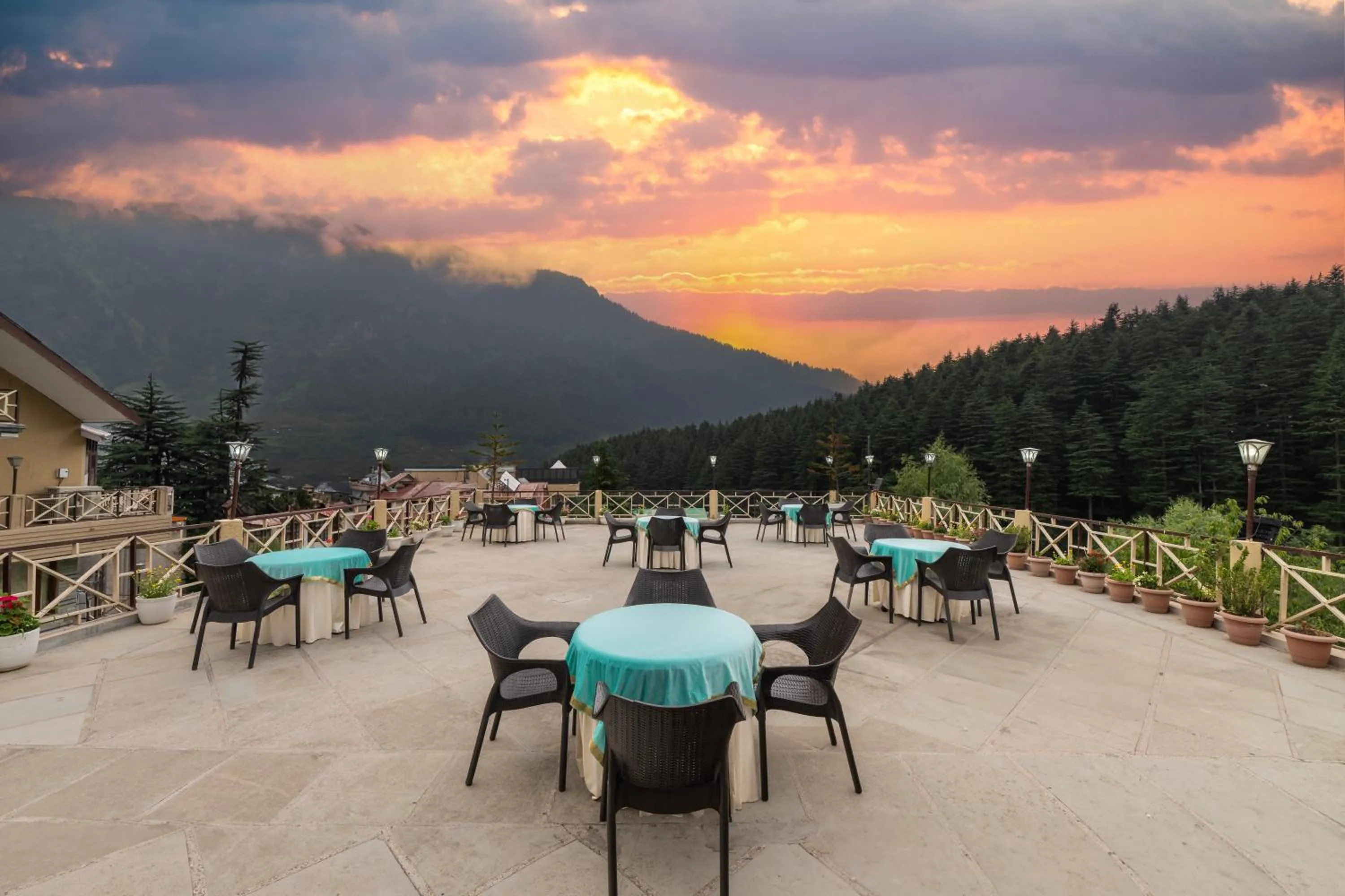 Balcony/Terrace in Snow Valley Resorts & Spa Manali