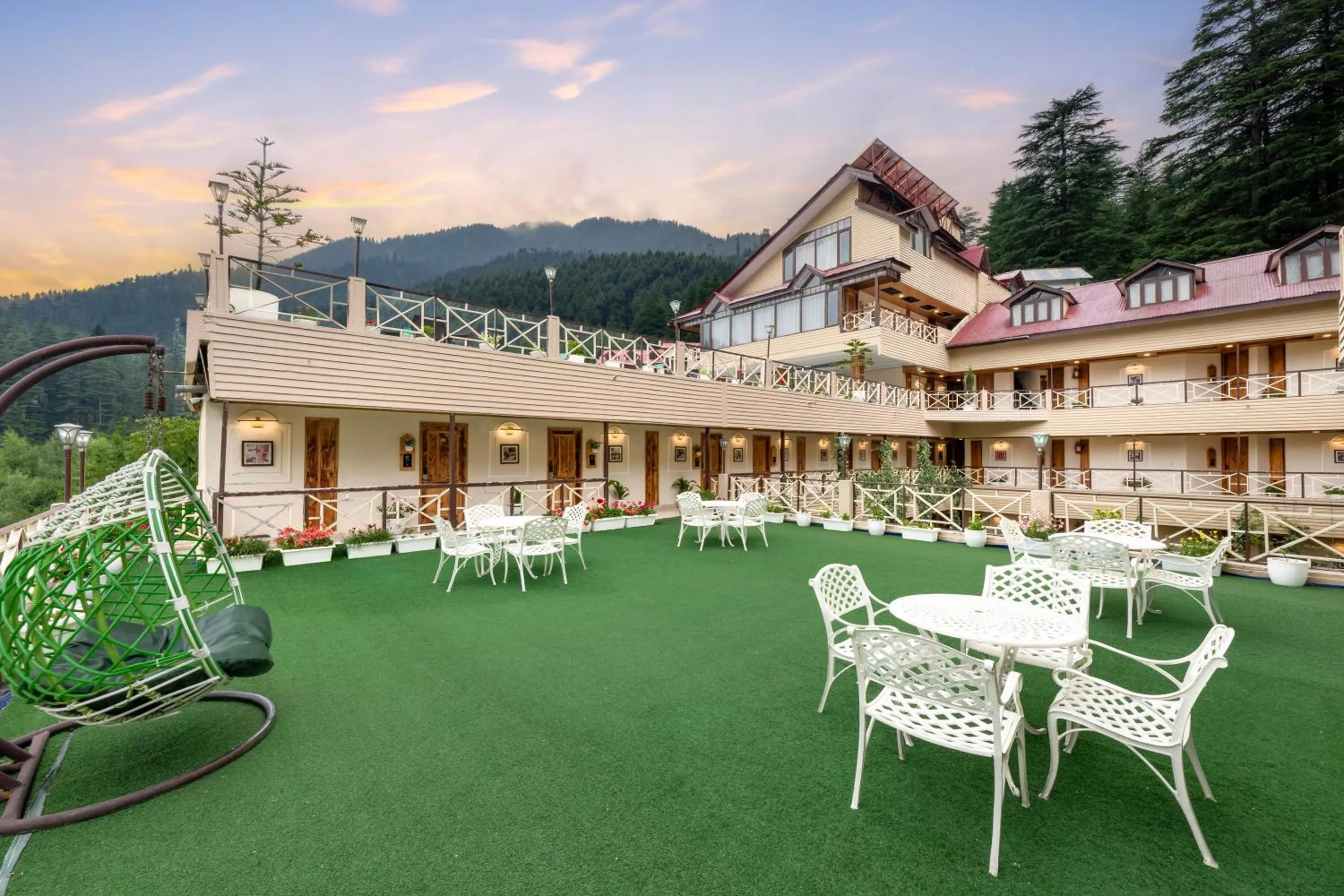 Balcony/Terrace in Snow Valley Resorts & Spa Manali