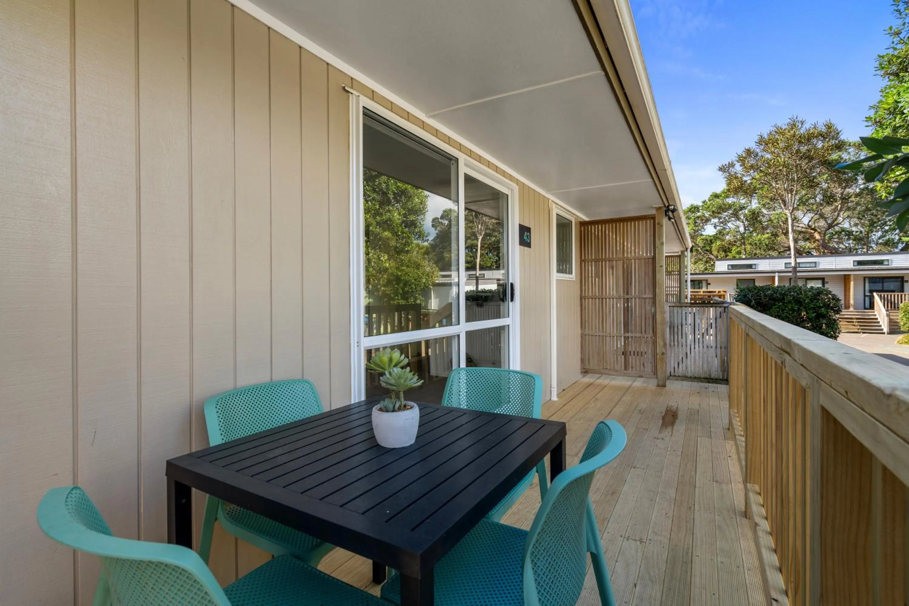 Balcony/Terrace in Tasman Holiday Parks - Waihi Beach