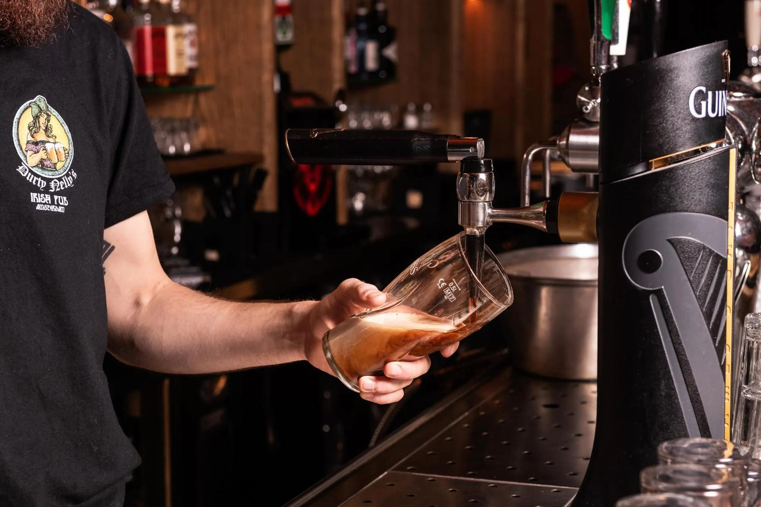 Alcoholic drinks in Durty Nelly's Inn