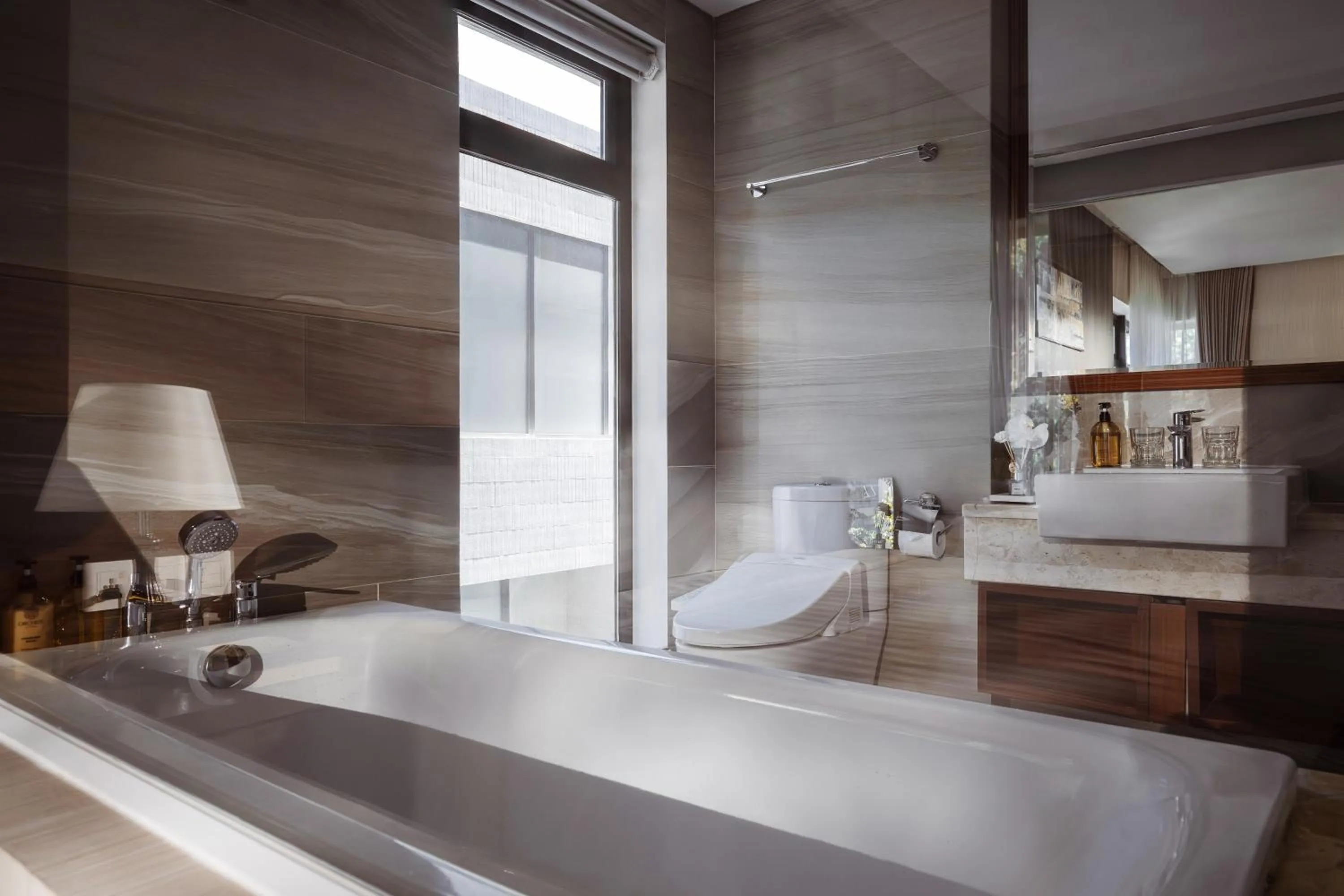 Bathroom, Bed in Orchids Saigon Hotel