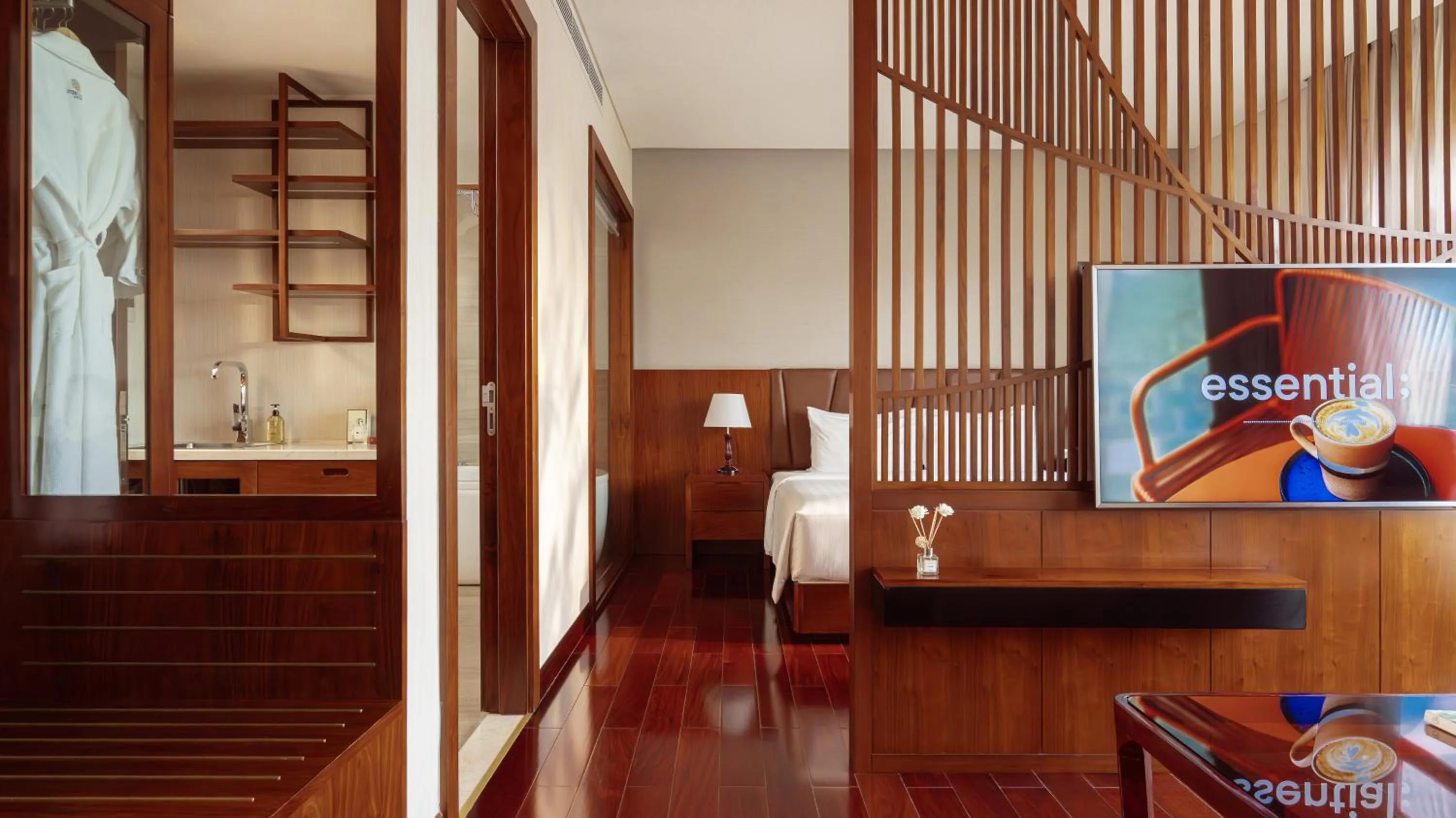 Living room in Orchids Saigon Hotel