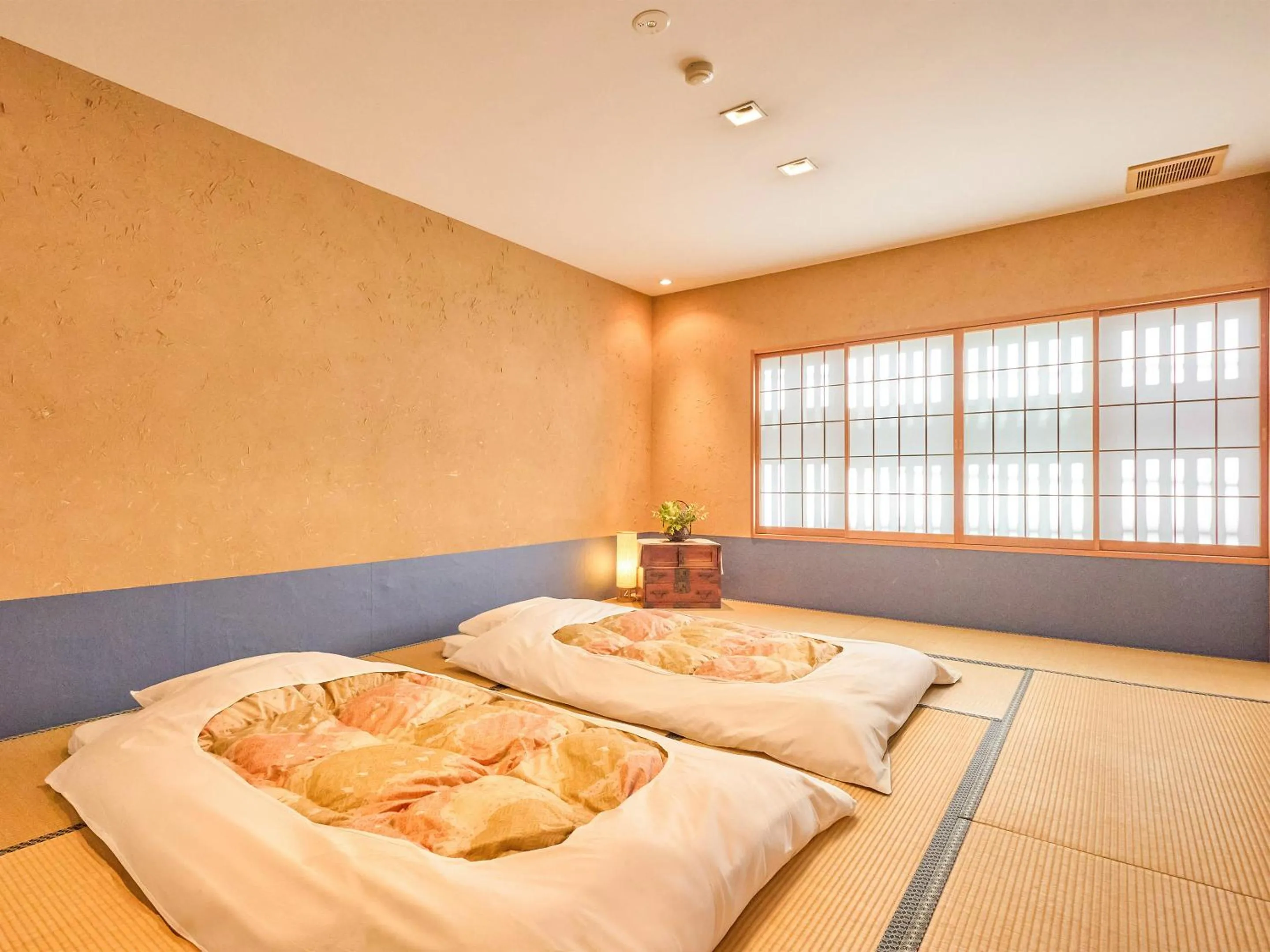 Photo of the whole room, Bed in Seikansou