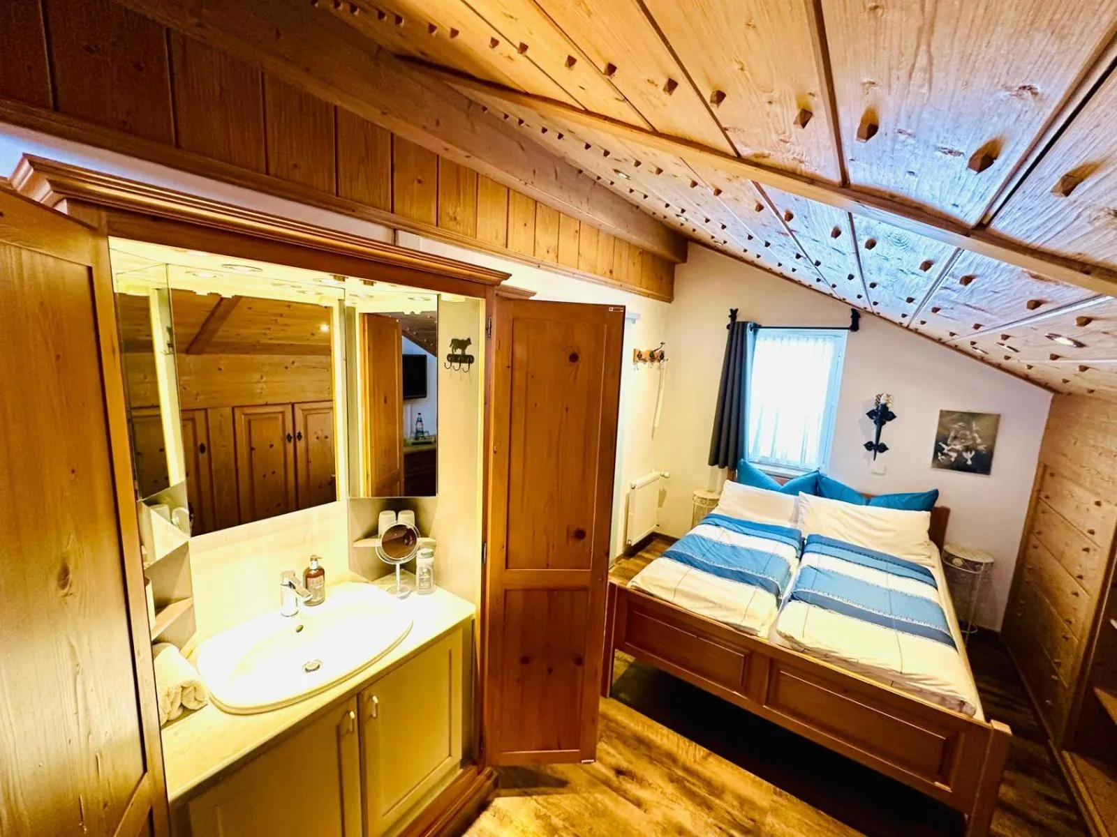 Bed in Gästehaus Bühler