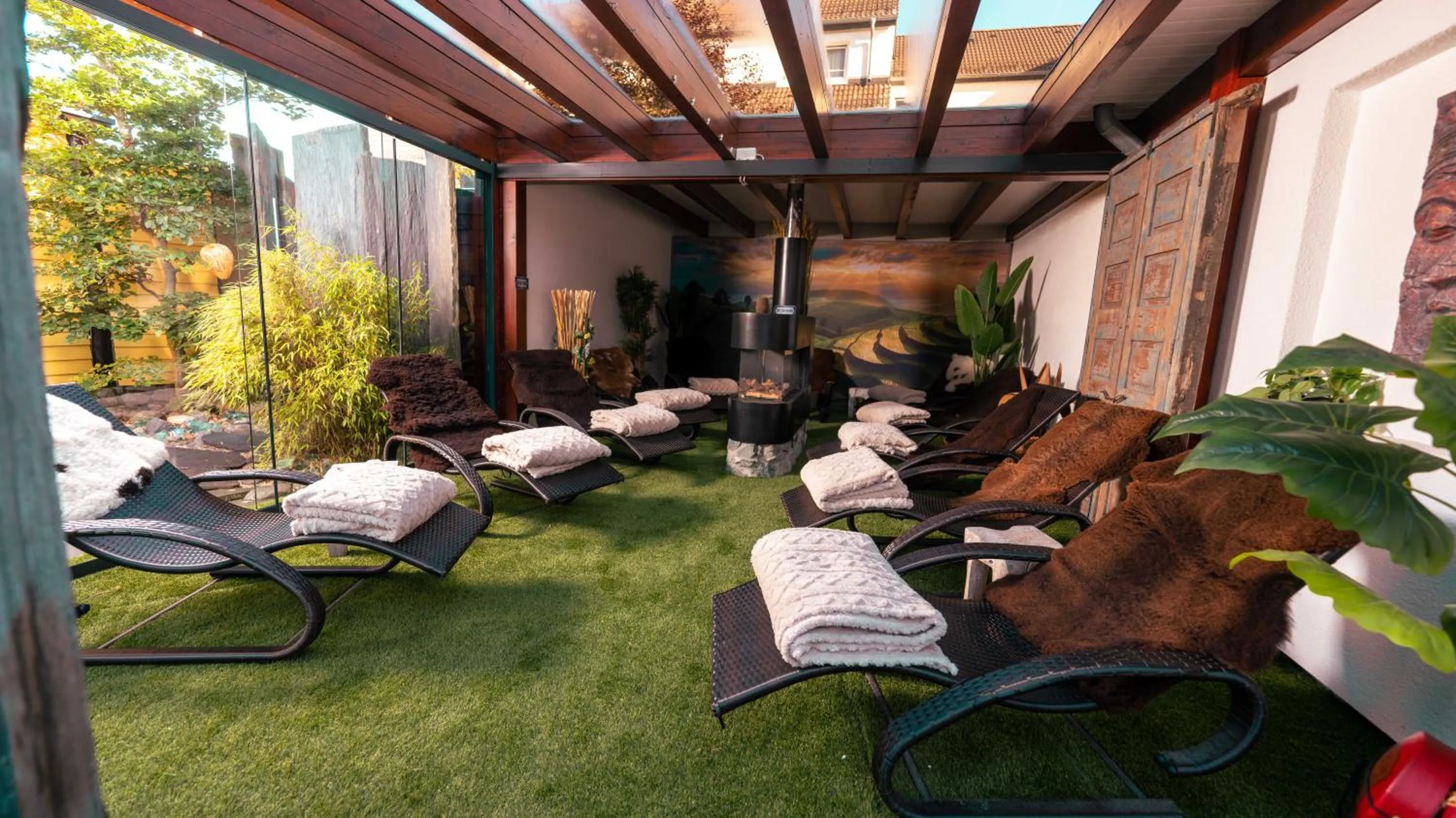 Sauna in Vakantiehotel Der Brabander