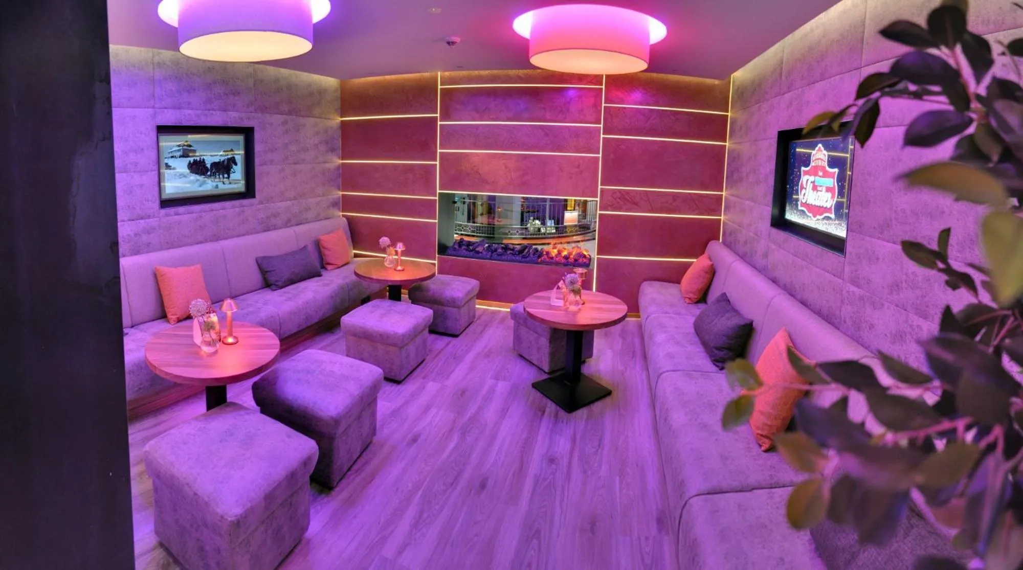 Communal lounge/ TV room in Vakantiehotel Der Brabander