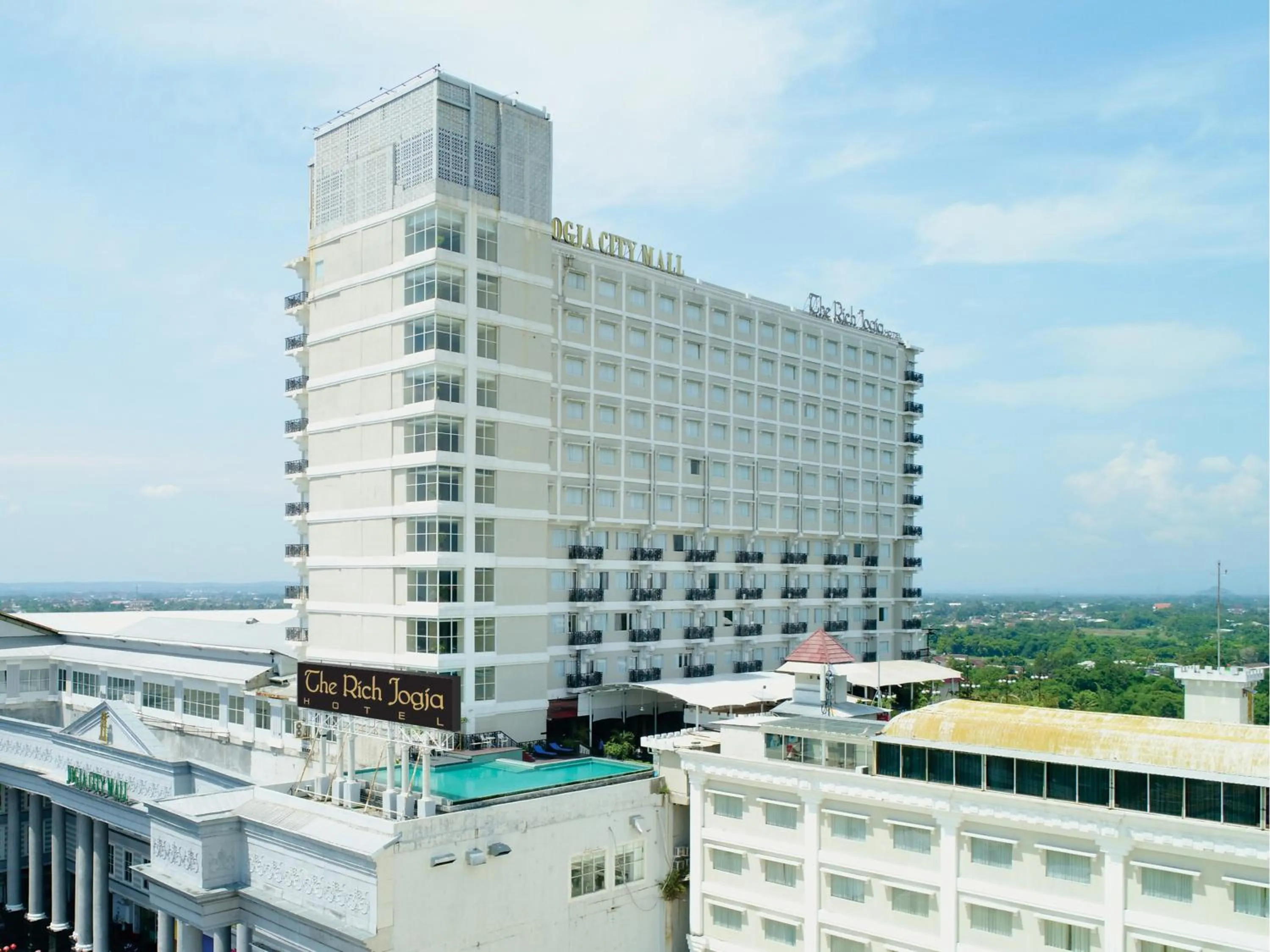 Property building in The Rich Jogja Hotel