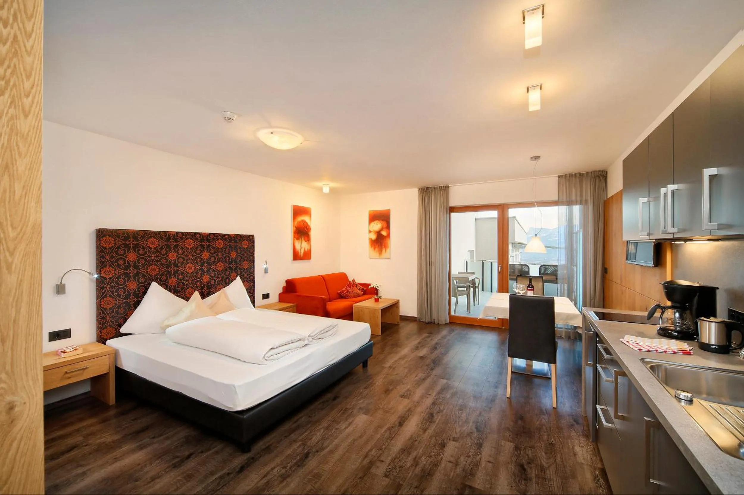 Bed in Appartement-Hotel Beatenhof