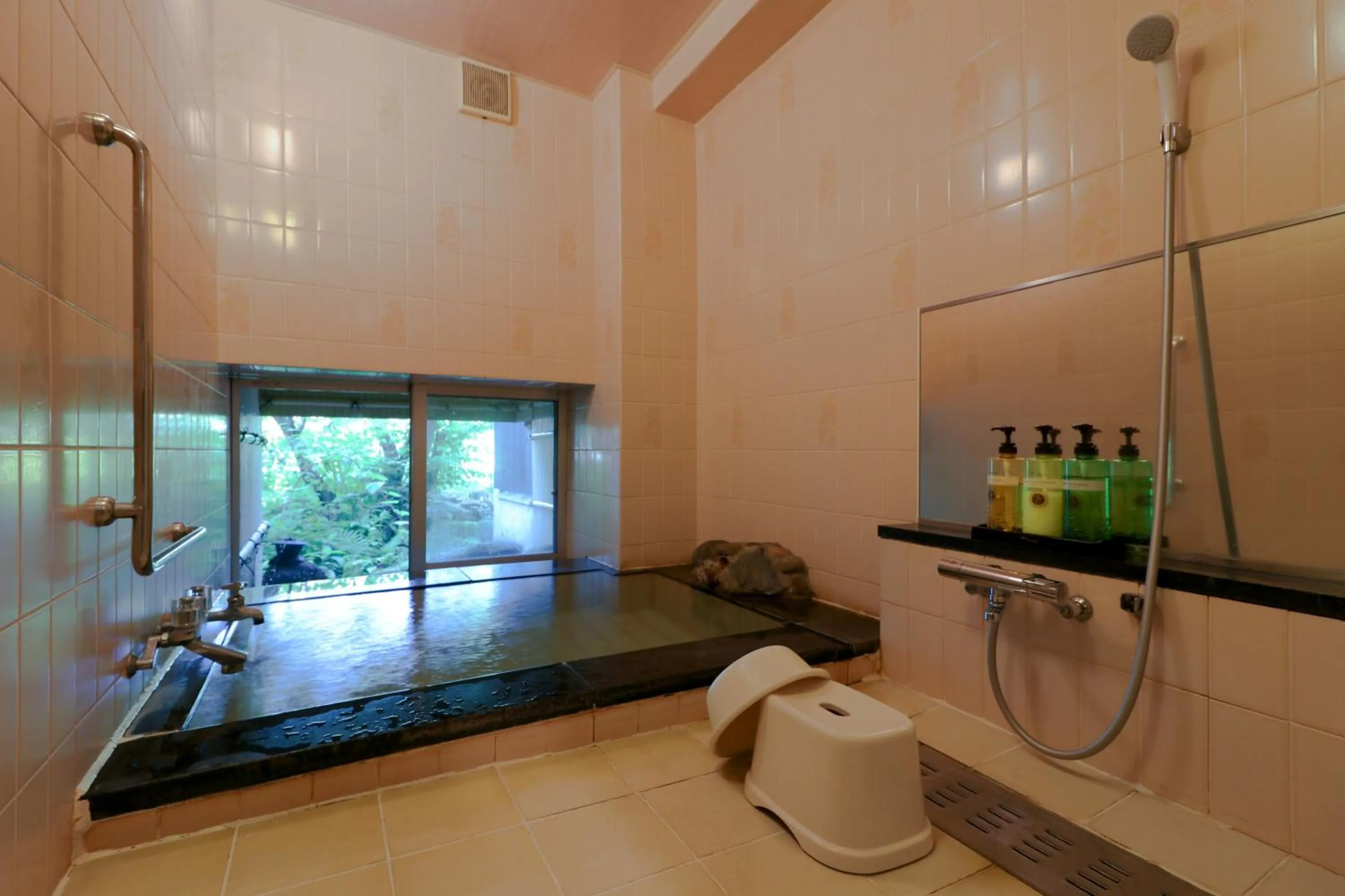 Hot Spring Bath in Club Wyndham Shirakabaso Shigakogen