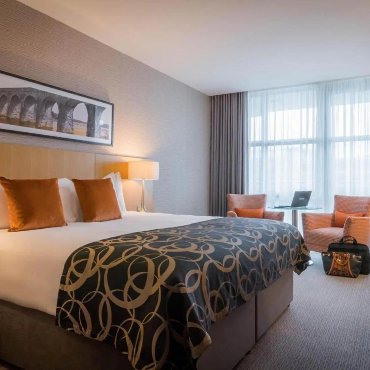 Bedroom, Bed in Clayton Hotel Dublin Airport