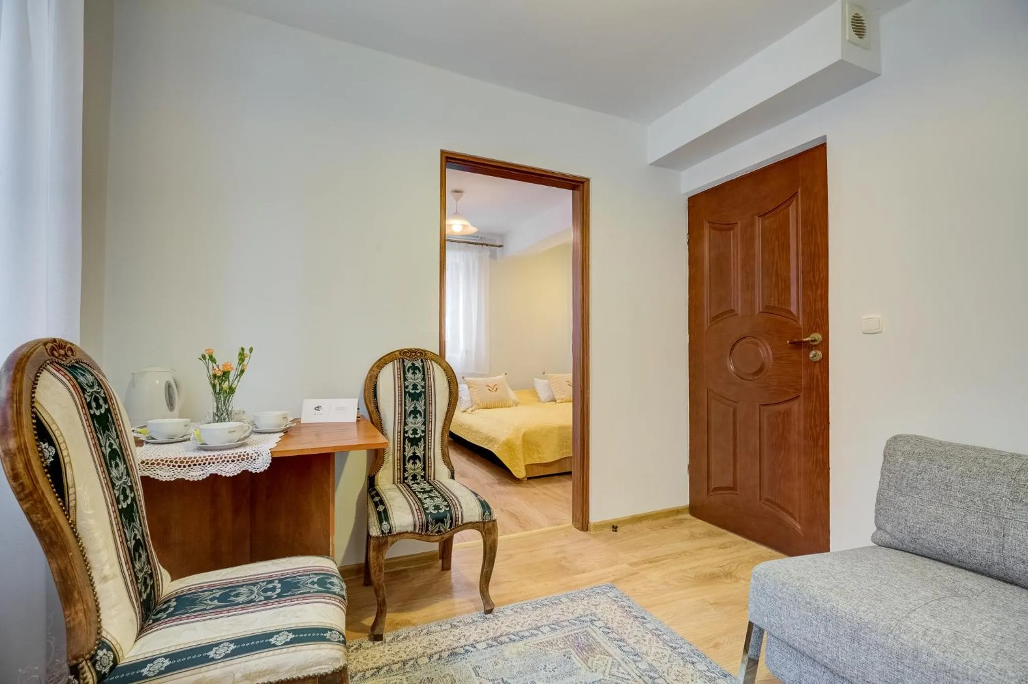 Living room, Bed in Willa Karla