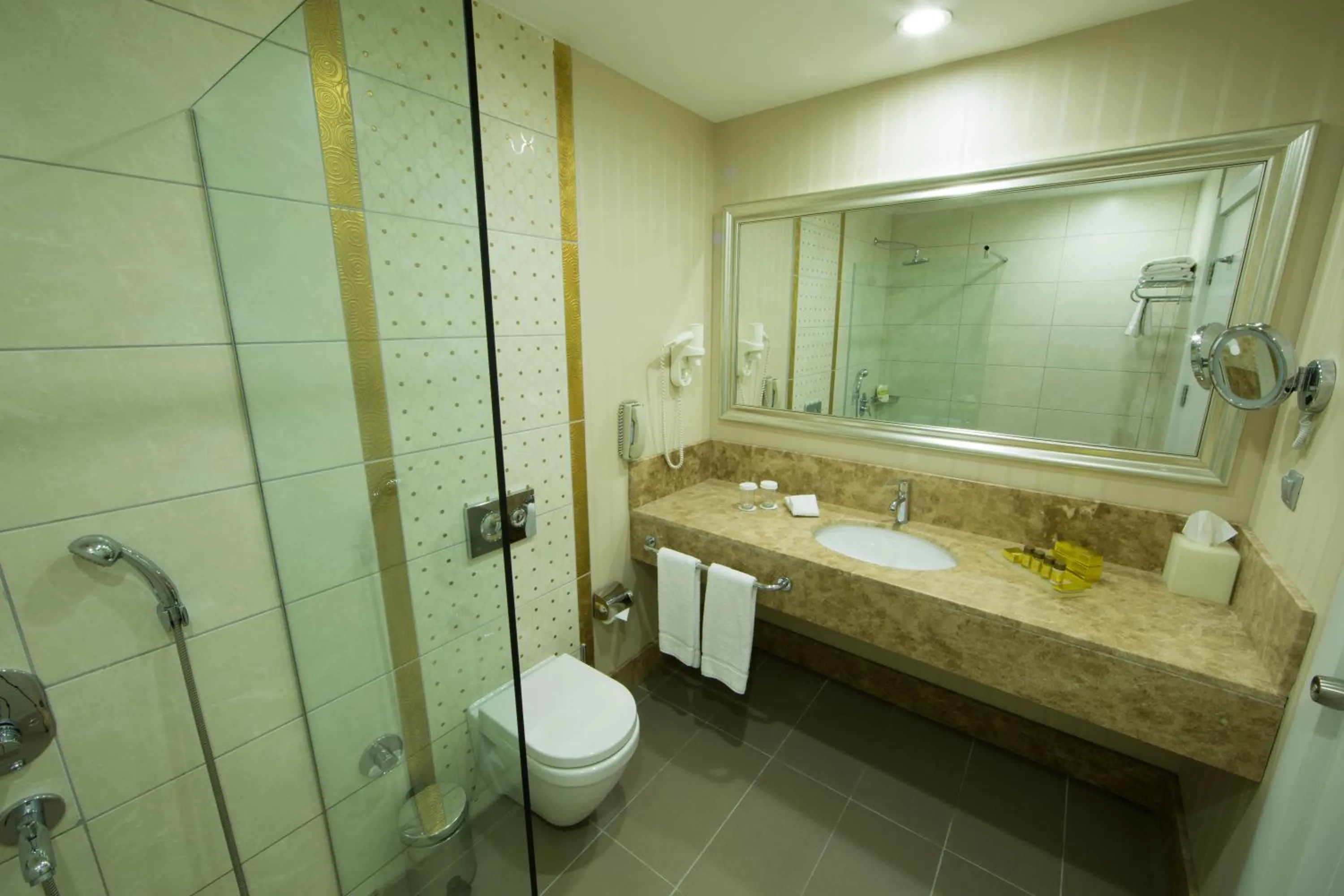 Bathroom in Qafqaz Baku City Hotel & Residences